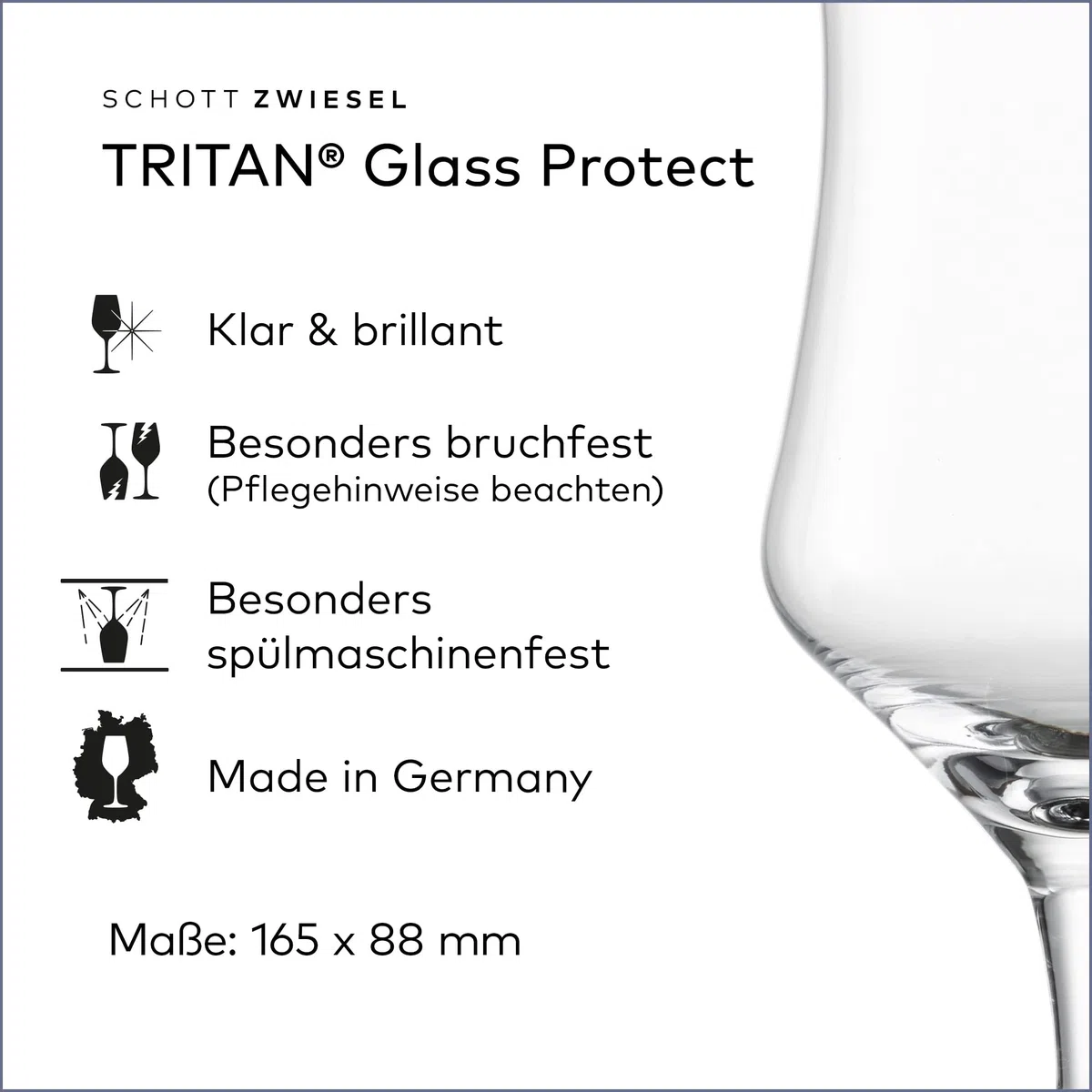 SCHOTT ZWIESEL Universalglas Beer Basic 0,3 (4er-Set), klassisches Bierglas für Craft Beer, spülmaschinenfeste Tritan-Kristallgläser, Made in Germany (Art.-Nr. 130013), Kristall