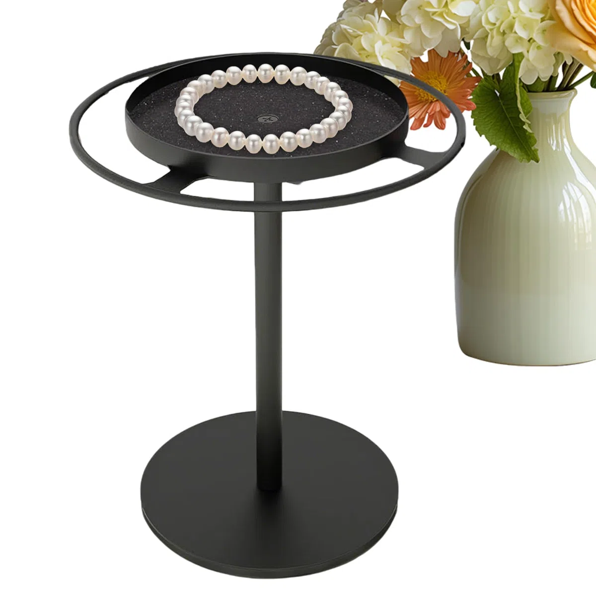 Sonnenbrillen-Organizer aus Metall, 360° Drehbarer Brillenhalter-Ständer, Brillen-Präsentationsständer mit Ablage für bis zu 12 Brillen, für Tisch, Nachttisch, Schreibtisch, Kommode und Heimdeko