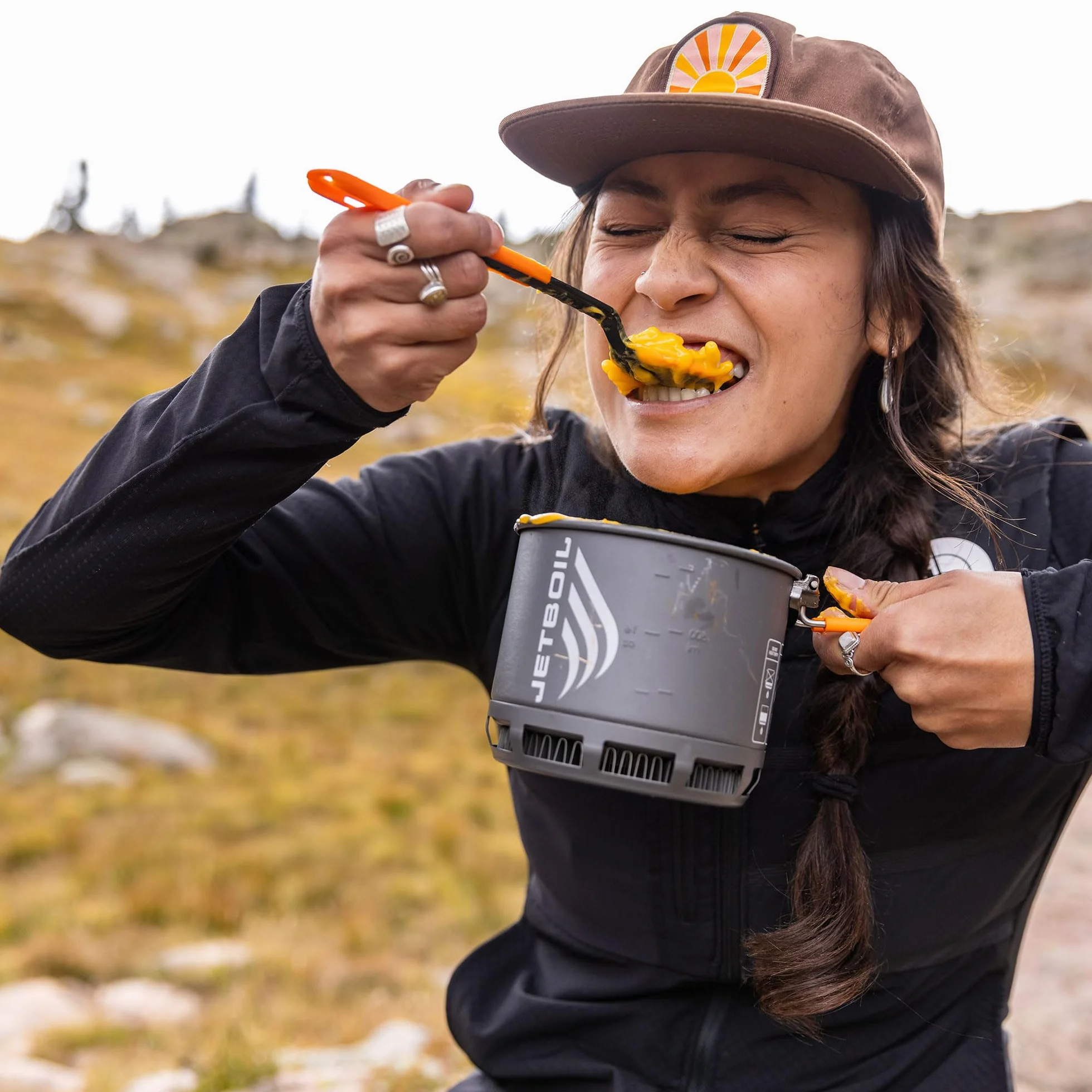 Jetboil Trailware Campingutensilien-Set, Orange/Schwarz, TRLWR