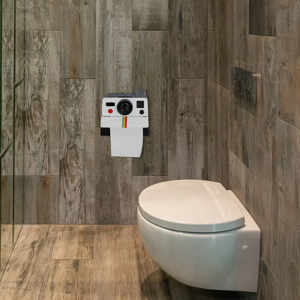 Taschentuchbox für kreative Toilettenpapierrolle, Kamera, Papierhalter, Badezimmer-Servietten
