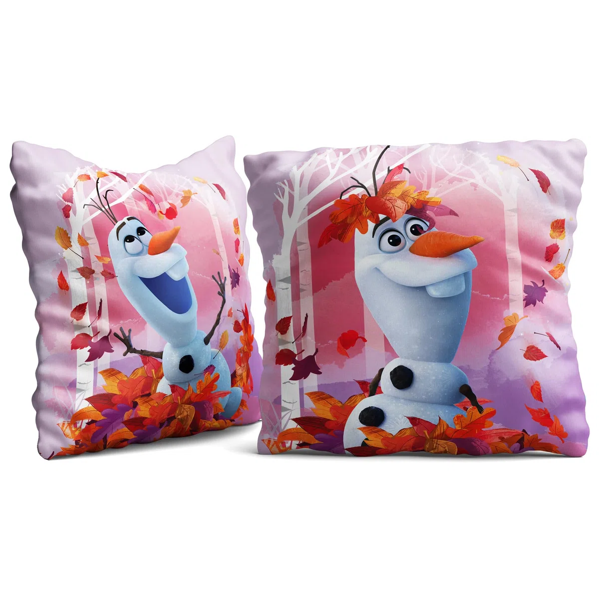 Frozen Die Eiskönigin Kissen Olaf Summer 40cm x 40cm Dekokissen Kuschelkissen Wendekissen Kinderkissen Schmusekissen Kopfkissen Anna Elsa Sven Kristoff Disney Vorder- und Rückseite zur Bettwäsche