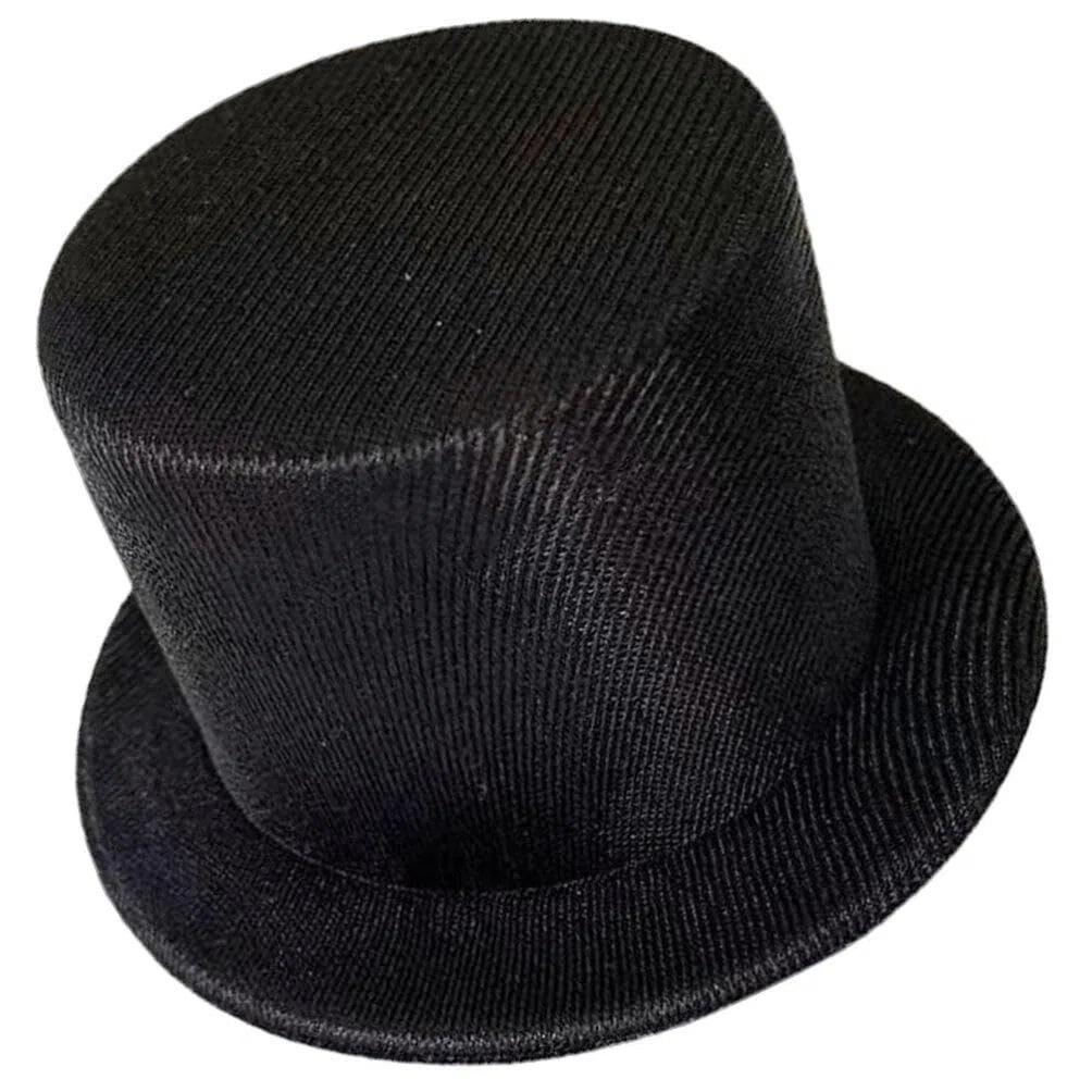 NUOBESTY Weinkappen Schwarze Mini-Zylinder Mini-Zylinder Zum Basteln Puppenhut-Zubehör DIY-Schneemann-Hüte Kleine Bastelprojekte Weinflaschenverschlüsse