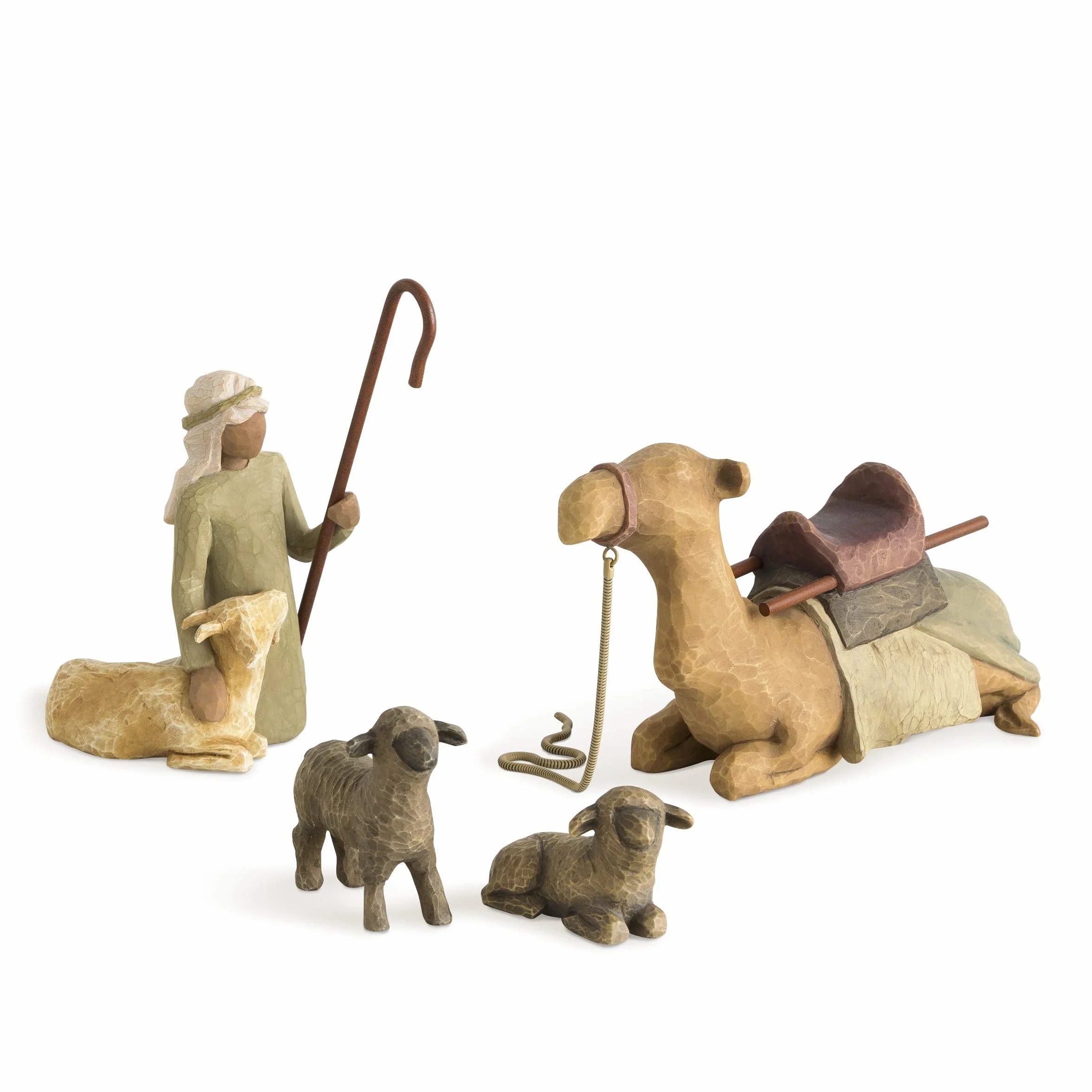 Willow Tree Shepherd & Stable Animals Figurine