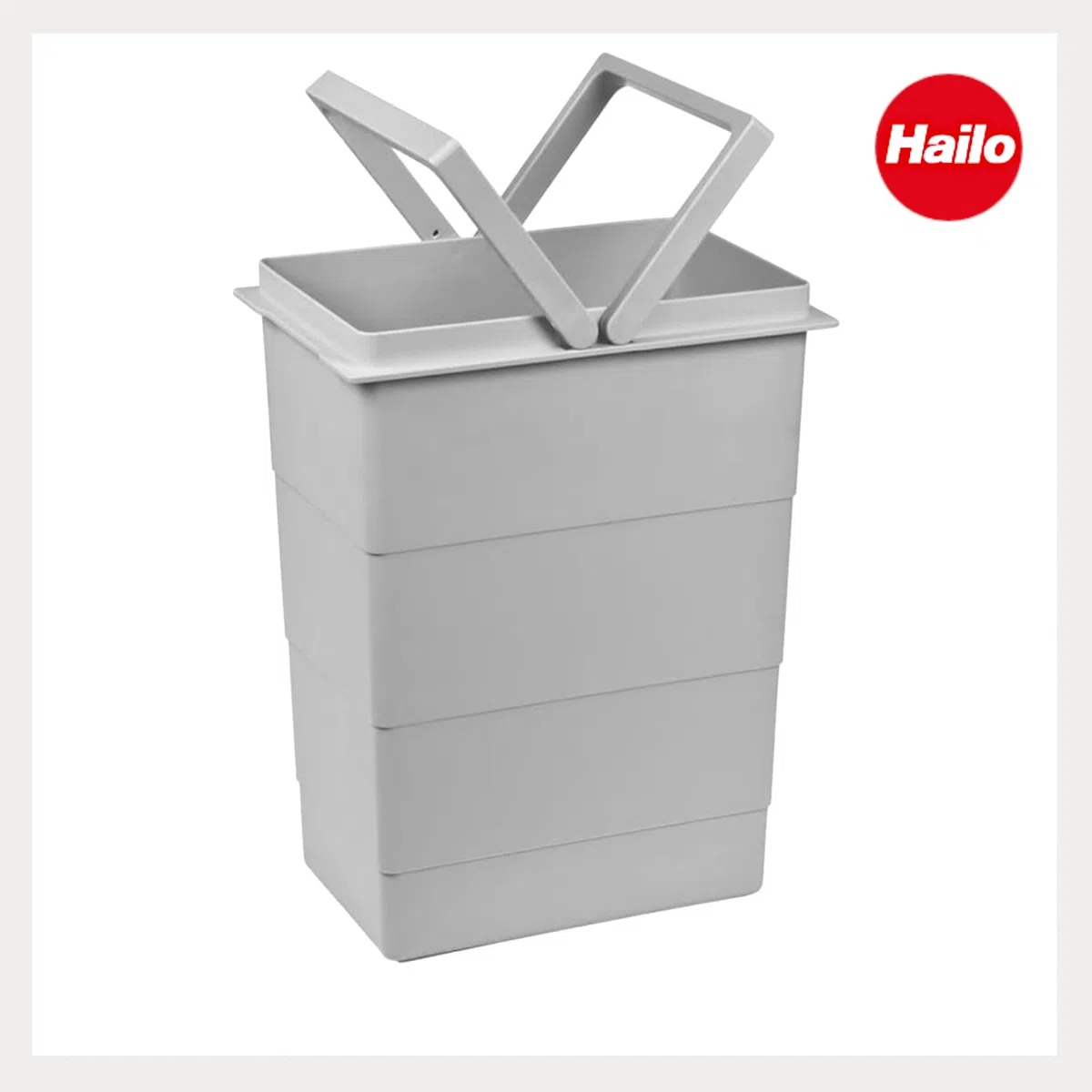 Hailo Inneneimer 8 Liter signalgrau - 1075959