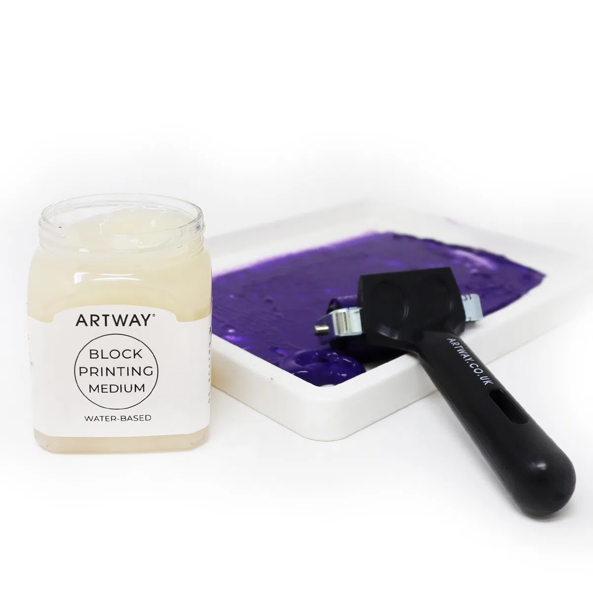 Artway Premium Blockdruckmedium - 250ml - Ideal für Relief, Block und Linoldrucke