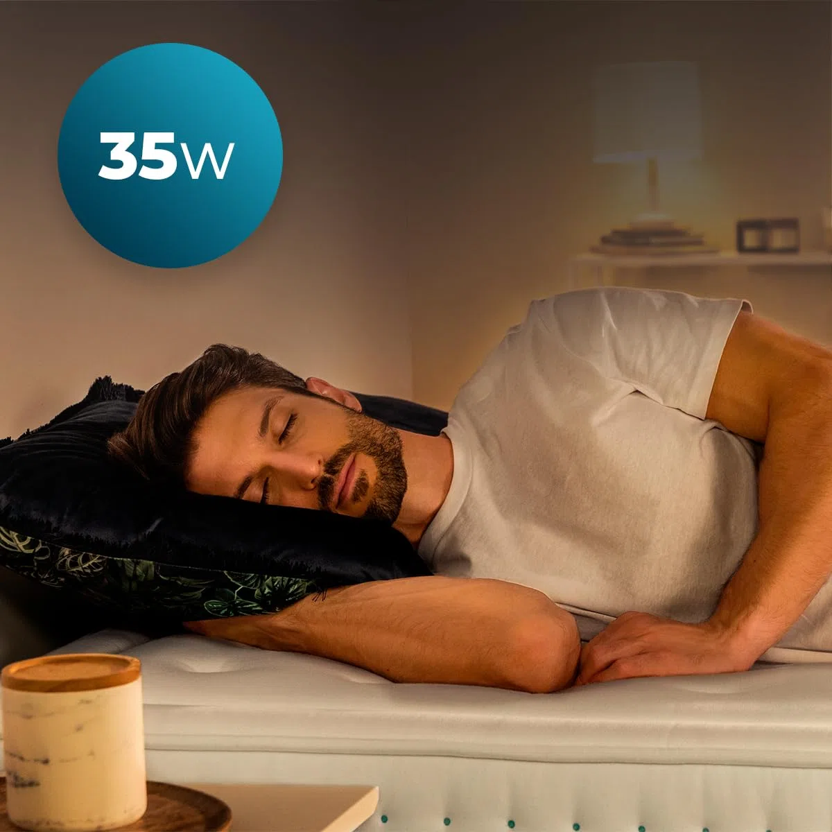 Cecotec - Deckenventilatoren mit Licht EnergySilence Aero 3050 Sky, 35 W DC -Motor, Durchmesser 36 Zoll mit LED -Licht, Fernbedienung, Timer, 6 Geschwindigkeiten und 3 Klingen