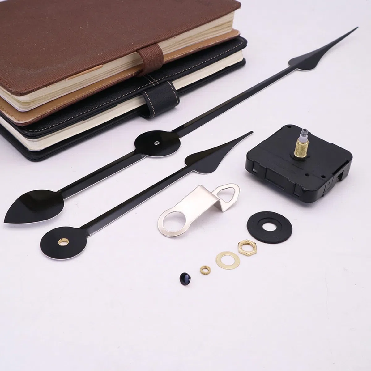 Lange Zeiger, hohes Drehmoment, leises Quarz-Uhrwerk, DIY-Wanduhr-Mechanismus, Motor-Ersatz für Reparaturteile, Wanduhr-Uhrwerk (Gold 1)