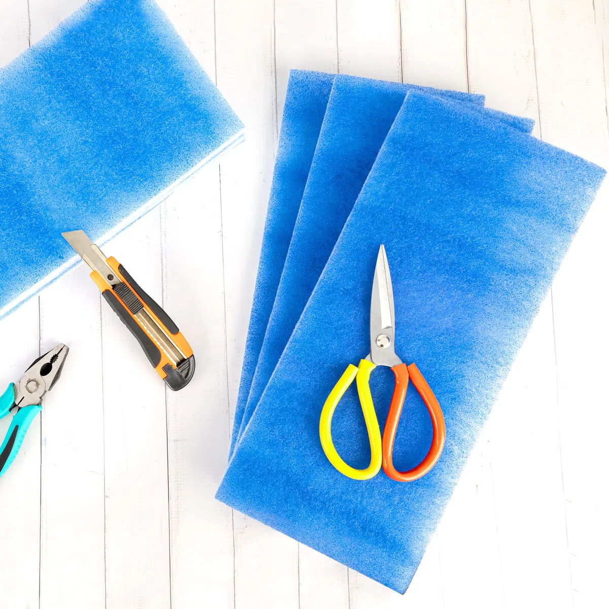 6 Stück Lackierkabinen-Abluftfilter-Pad, Airbrush-Lackierkabinenfilter, Ersatz-Ansaugfilter, kompatibel mit Master, Paasche, Vevor, Vivohome