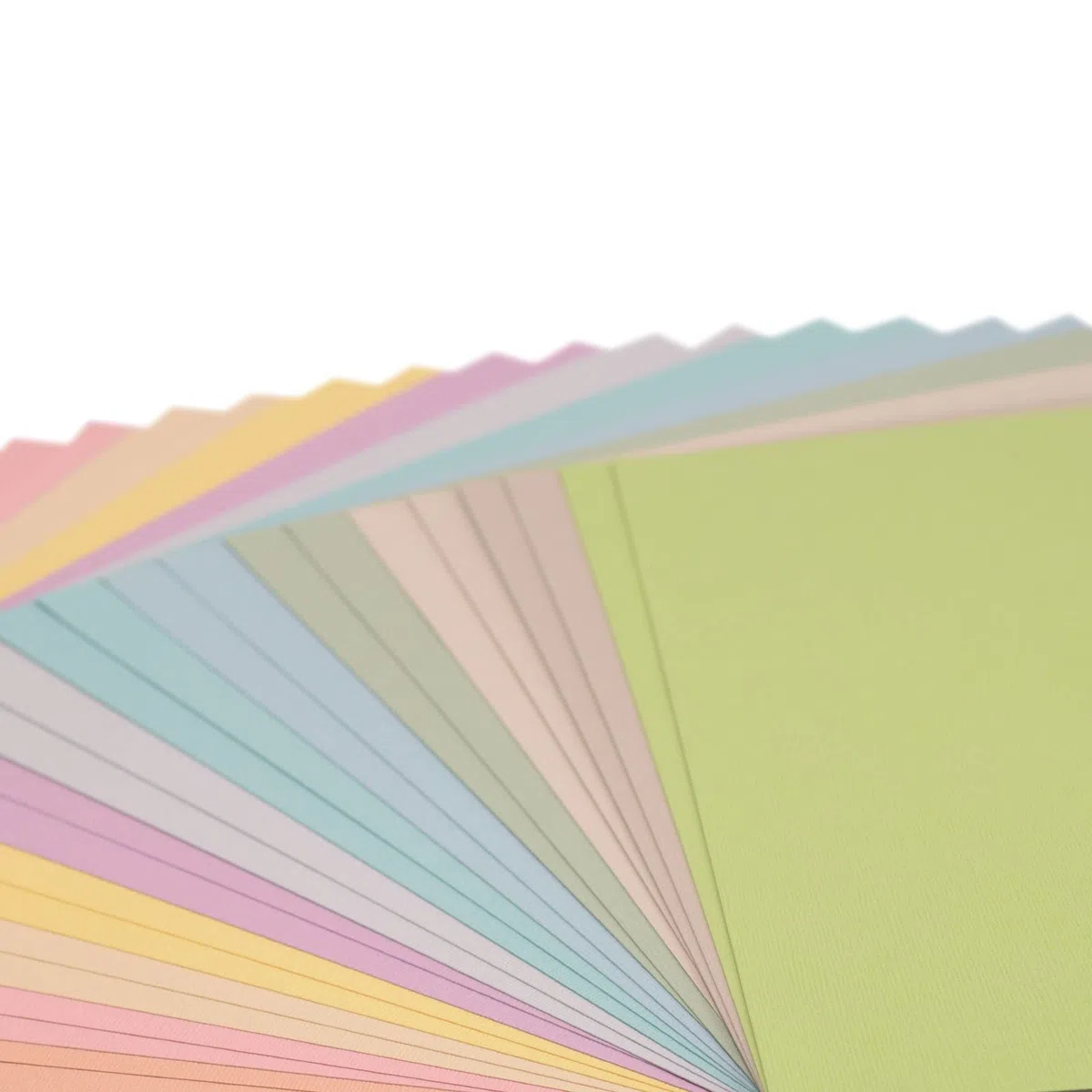 Vaessen Creative Florence Tonkarton Pastell - Bastelkarton 30,5 x 30,5 cm - Bastelpapier 24x mit 12 Farben - Scrapbook Papier für Karten Basteln, Stanzen und Papierbasteleien - Bastelset Textur