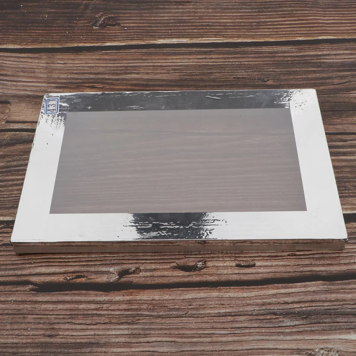 kowaku Aluminium Siebdrucksieb Deluxe 100T, Einfach zu Säubern, für Den Heimgebrauch Oder Kleine Geschäfte, 20 cm X 25 cm X 1.8