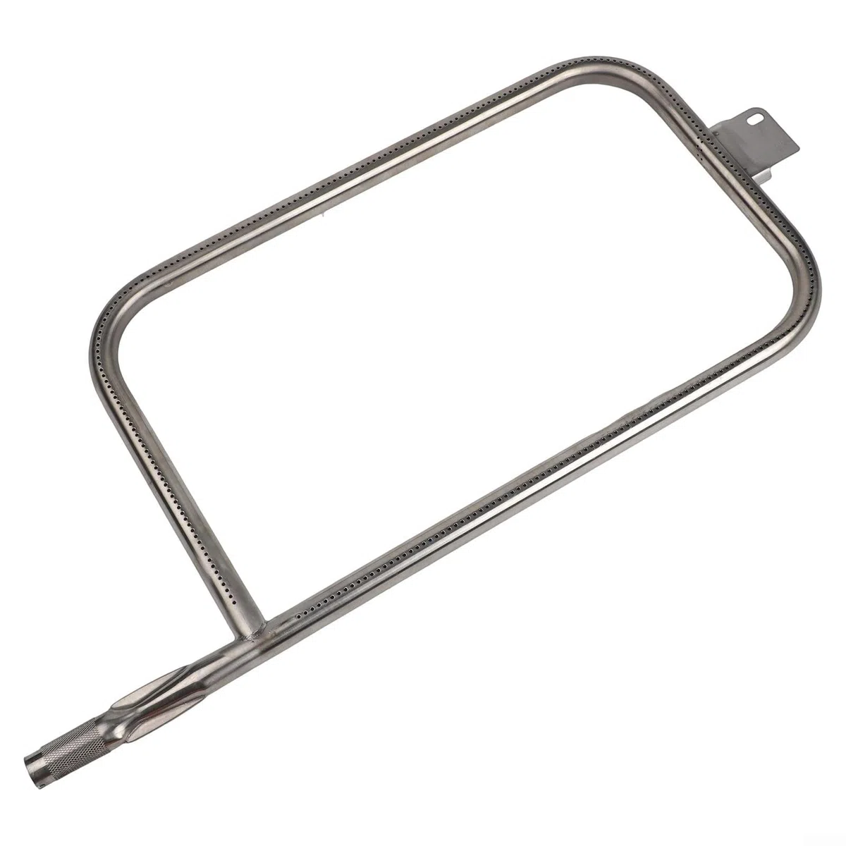 304 Edelstahl-Brennerrohr 56 cm für Weber Q300 Q320 Q3000 Q3200 BBQ Grill Ersatzkomponente, Brenner-Set mit Installations-Hardware, hitzebeständige Grillteile Grillbrenner (C)