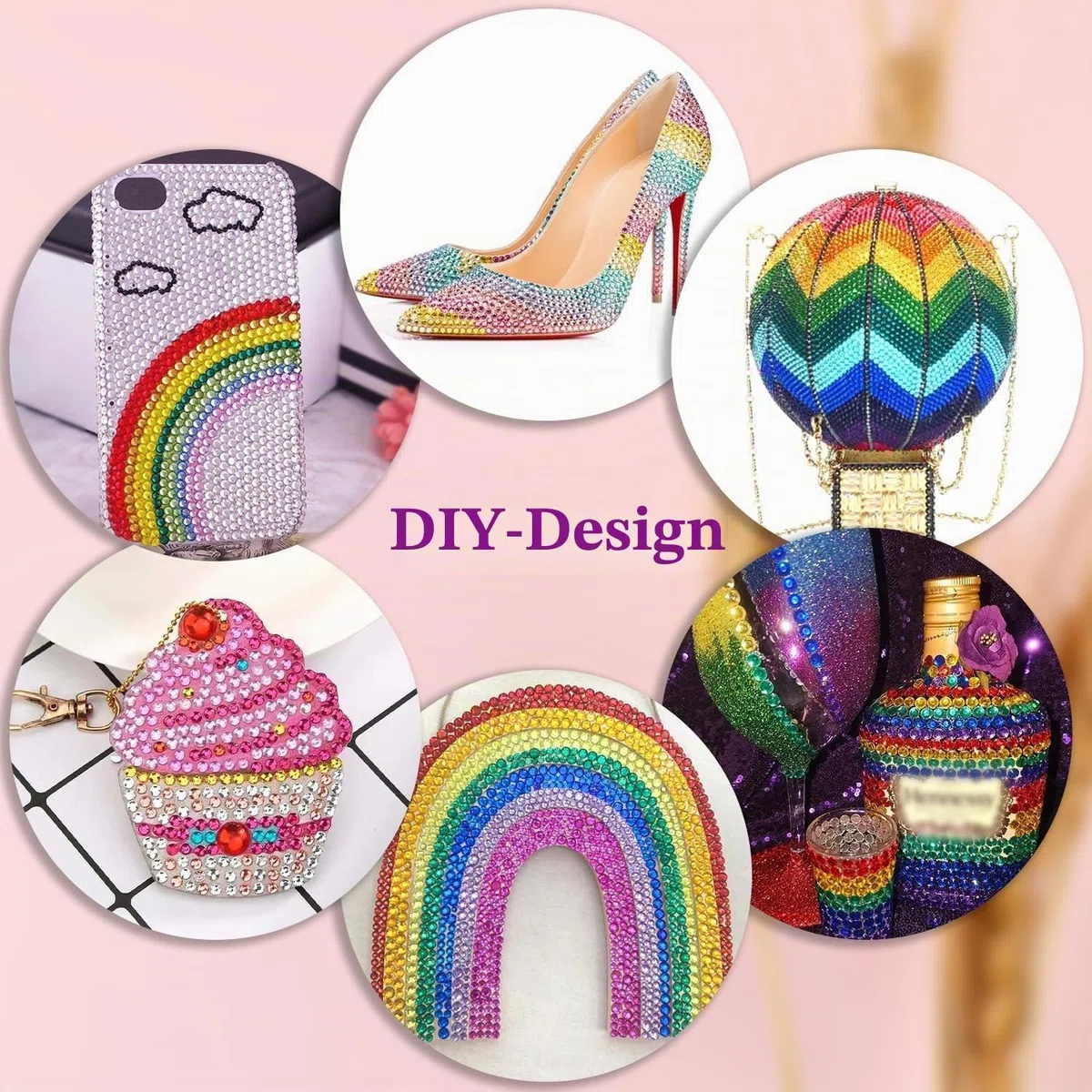 40 Farben 3mm Harz Jelly Strasssteine, 32000 Stück Flachrückseite Bastelsteine, Strass-Set zum Verzieren für Nägel, Schuhe, Handyhüllen, DIY Handwerk & Diamantkunst