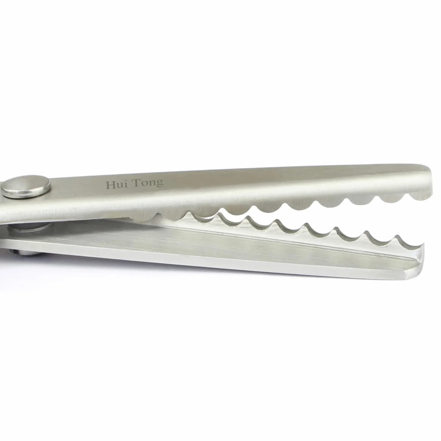 Hui Tong zackenschere stoff Robuste und Scharfe, Zickzackschere & Wellenschnitt Schere,3mm,5mm,7mm (Wellenschnitt 7mm)