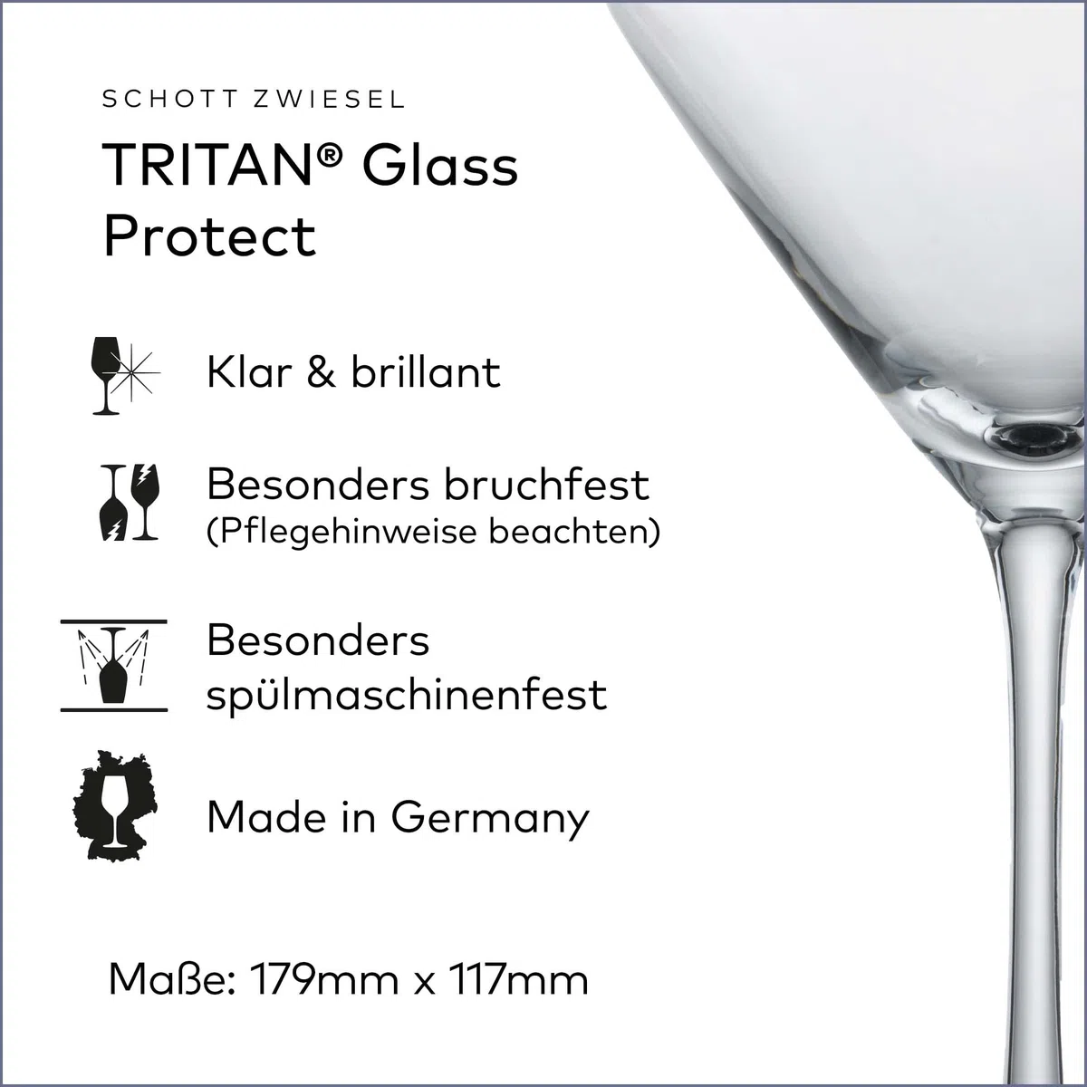 SCHOTT ZWIESEL Martiniglas Bar Special (4er-Set), klassische Martini Gläser, spülmaschinenfeste Tritan-Kristallgläser, Made in Germany (Art.-Nr. 123658), Klar, Kristall