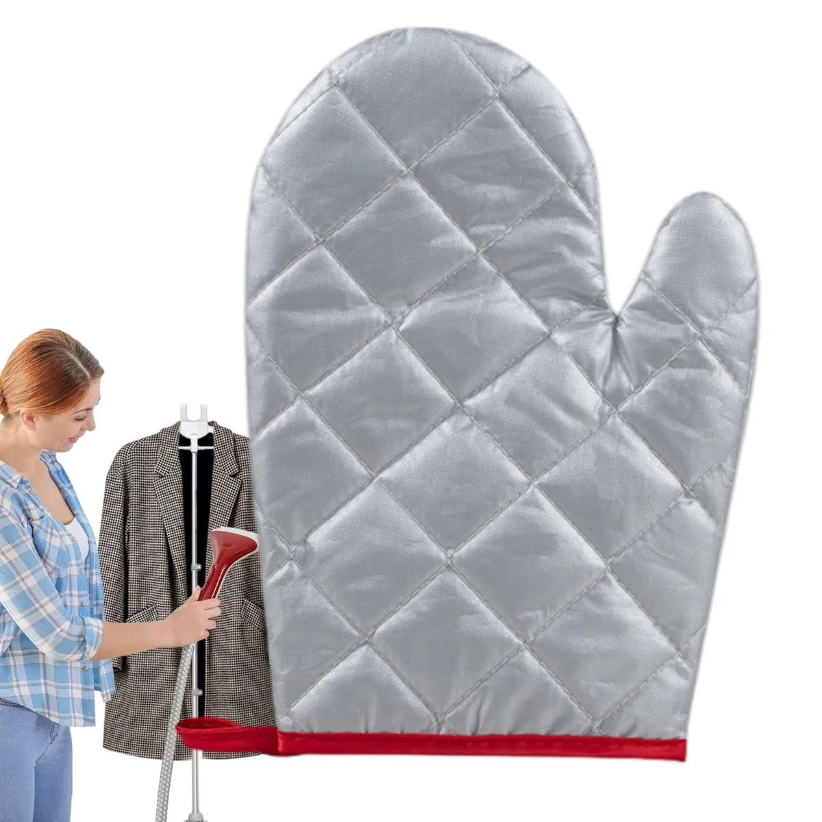 Bügelhandschuh für Dampfbügeleisen, hitzebeständig, wasserdicht, flexible Handschuhe für Dampfbügeleisen, Schutz beim Dampfbügeln, ideal für Hemden, tr