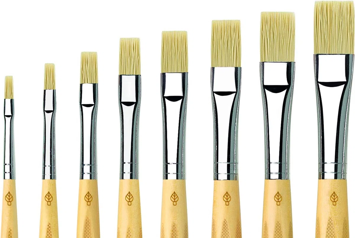 Da Vinci GH304-329 Synthetics Malerpinsel, Da Vinci 329 flach,Größe 2, 4, 6, 8, 10,12, 14, 16 .Made in Germany