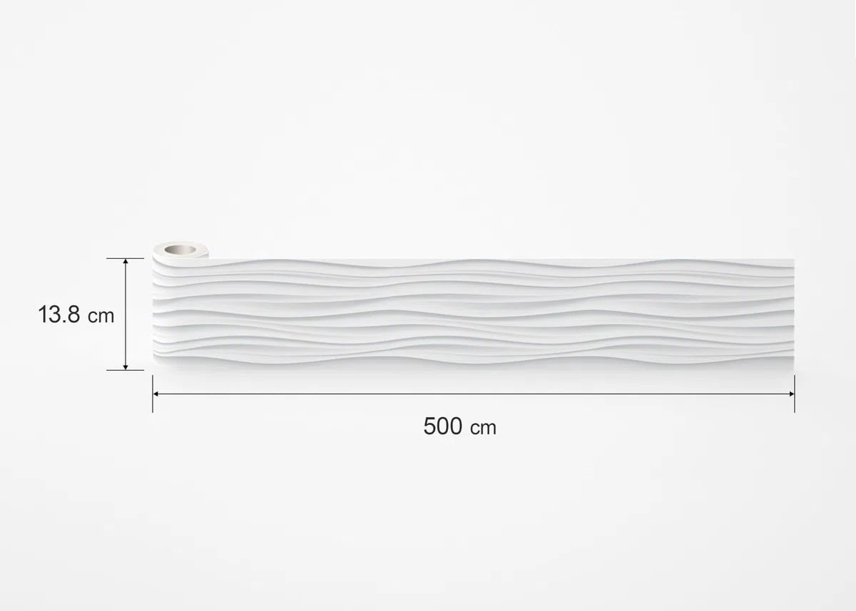 AGDesign Selbstklebende Bordüre Kreativ, WB 8225 | Wasserfest Dekoration für Wände, Möbel, Tapeten, Wandverkleidungen und Türen, Folie, Mehrfarbig | Breite 500 cm x Höhe 13.8 cm