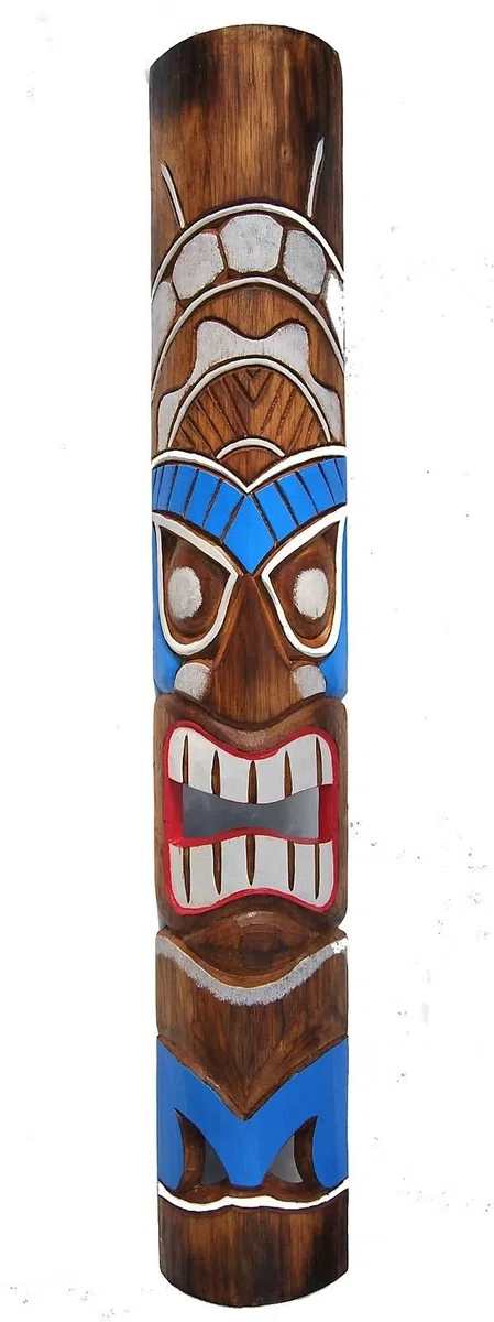 Wandmaske 100cm Tiki Dekoration Holzmaske Motivmaske Tiki