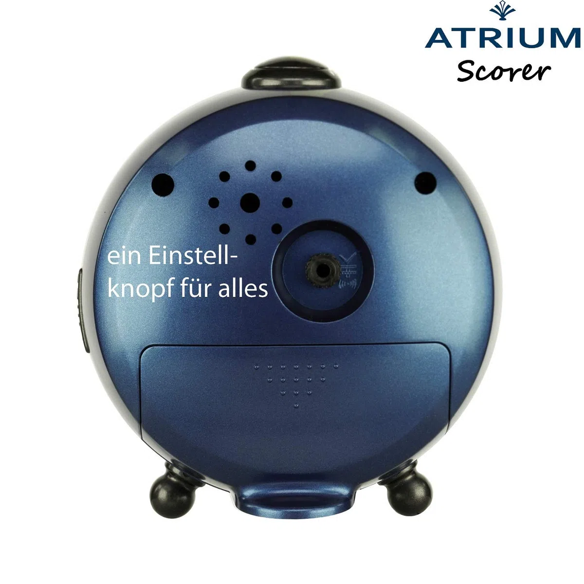 ATRIUM Kinderwecker Jungen Scorer Fußballer Stadion Dunkelblau Grün Schwarz Analog Quarz ohne Ticken mit Licht und Snooze A932-5