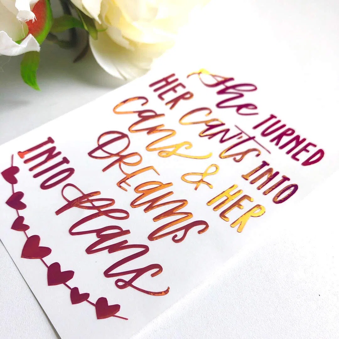 TECKWRAP Holografisches Chrom-Vinyl, 30,5 x 152,4 cm, Orchideenviolett – permanent klebendes Vinyl, für Innen- und Außenbereich, Vinyl, wasserdicht, Scrapbooking, leicht zu schneiden und Unkraut für