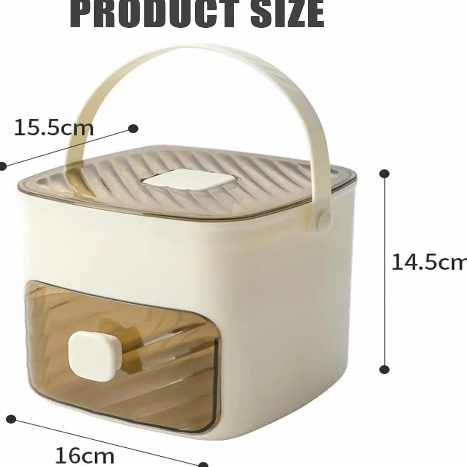 Eiswürfelmaschine Mit Presstyp, Eiswürfelbox Mit Schublade und Aufbewahrungsbehälter, 48 Gitter Wiederverwendbares Eisgitter Für Kaffee-Cocktails und Saft, Ideal Für Home Kitchen Green