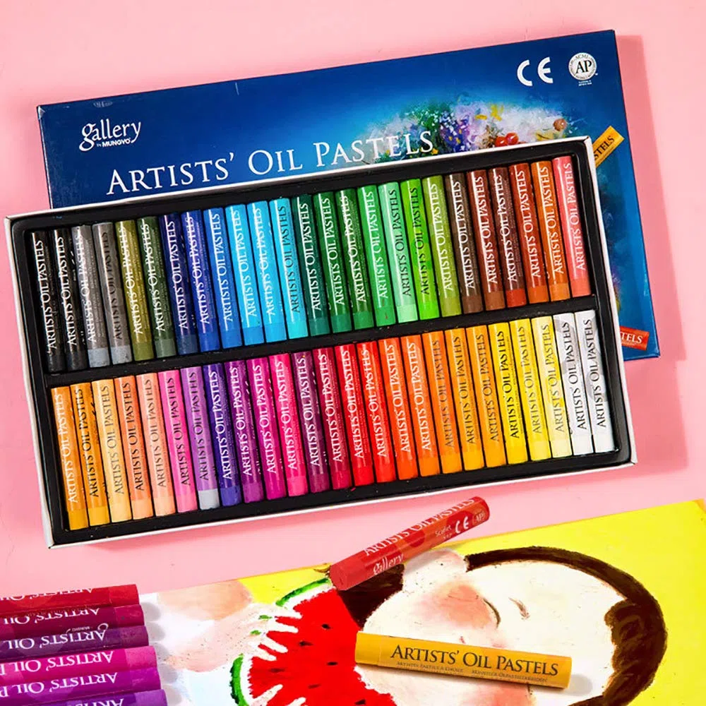 Ölpastellkreide Set für Kunst Weicher Ölpastellstift für Künstler Ungiftige Waschbare Runde Wachsmalstifte für Graffiti-Kunst