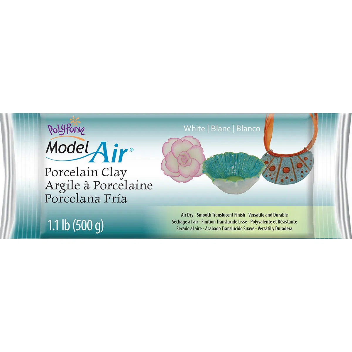 Sculpey Polyform – Air Porzellan Clay, Acryl, Mehrfarbig
