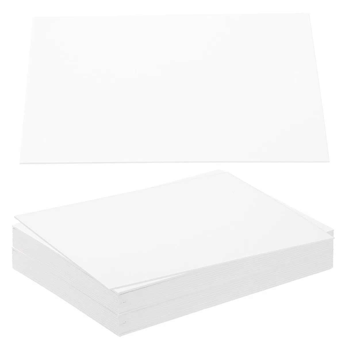 PATIKIL 7x5x0.06" Spanplattensheets, 20 Stück 60PT Dickes Buchbinderplatte Stabiles Buchbindematerial für Buchumschlag, Weiß