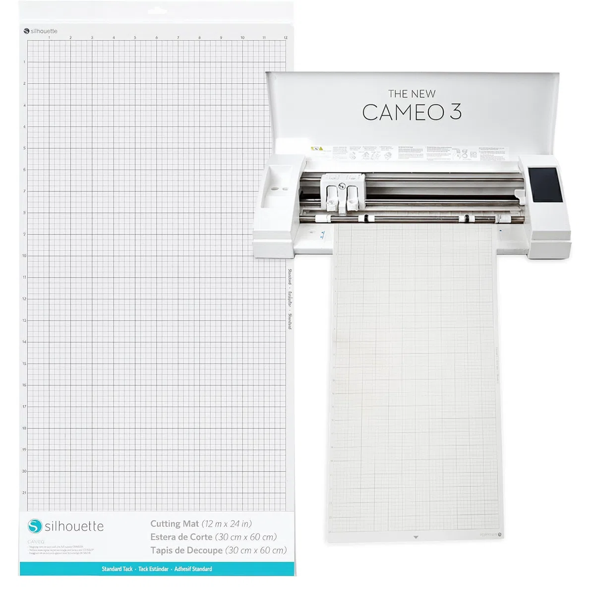 Silhouette America CUT-MAT-24 Cutting Mat für Cameo, 12'' x 24''