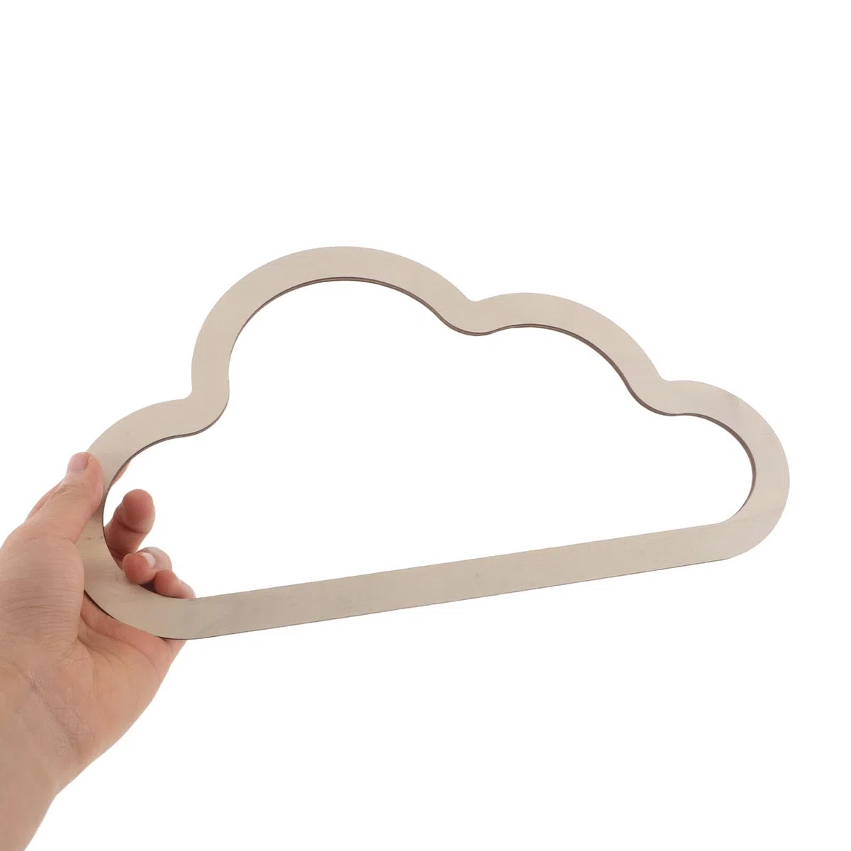 POPETPOP Makramee Traumfänger Bastelset mit Holzring für Selbstgemacht Wolkenform Wandbehang Handgefertigt Weihnachtsdeko und Kreative Heimdekoration