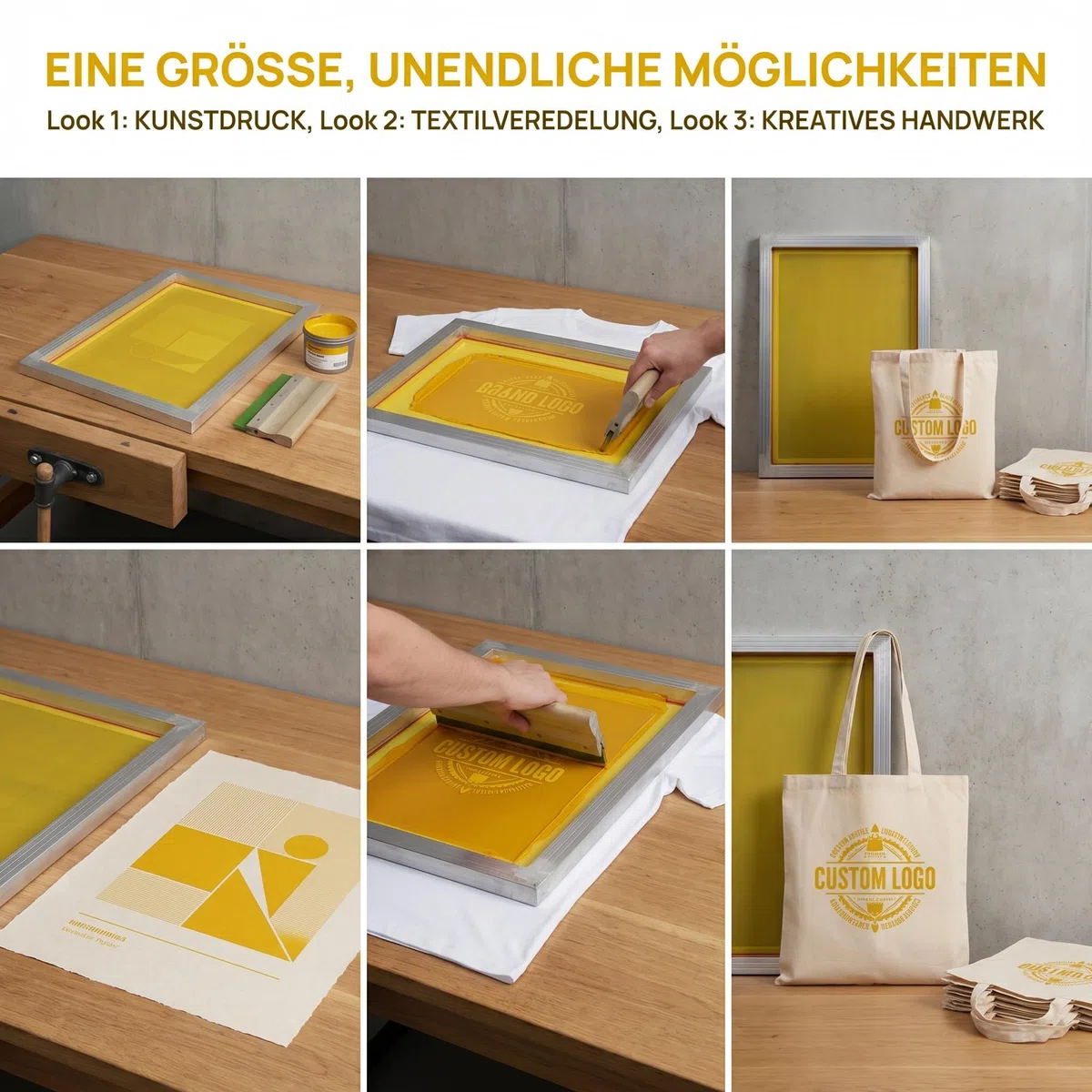 Sharplace Siebdruckrahmen Silk Print Mesh, Siebdruckrahmen Aluminium, 31x43cm 120T Polyester Sieb, Siebdruckplatte mit Aluminiumrahmen, Siebrahmen Siebdruckpresse für Stoffen, Papier, Kopierpapier