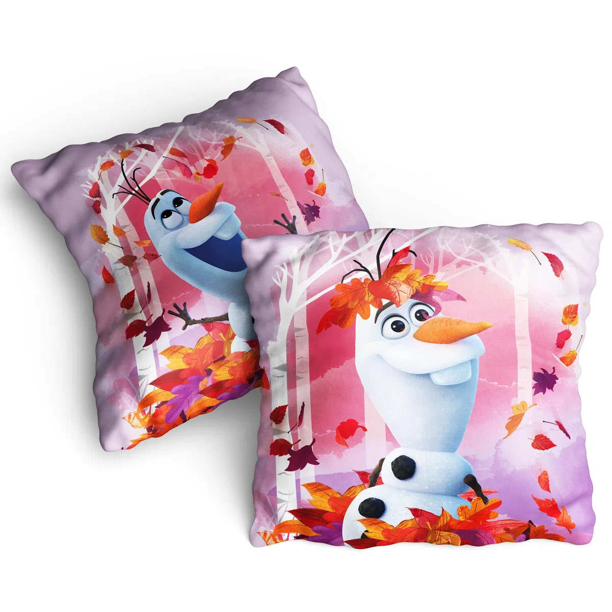 Frozen Die Eiskönigin Kissen Olaf Summer 40cm x 40cm Dekokissen Kuschelkissen Wendekissen Kinderkissen Schmusekissen Kopfkissen Anna Elsa Sven Kristoff Disney Vorder- und Rückseite zur Bettwäsche