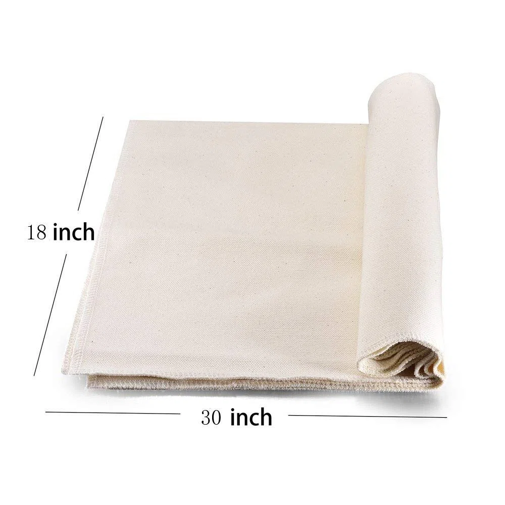 Professionelles Gärtuch, Bäckerleinen für Baguette- und Brotteig, 76,2 x 45,7 cm