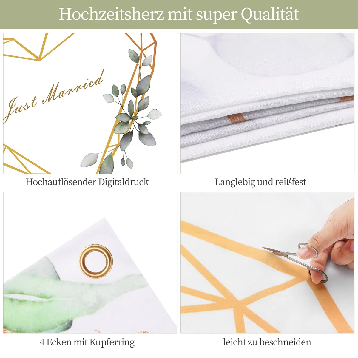 Hochzeitsgeschenke für Brautpaar,Hochzeitsherz zum Ausschneiden,Hochzeitslaken mit Aufbewahrungstasche,Herz zum Ausschneiden Hochzeit Geschenke,Eukalyptus Deko,Standesamt Überraschung, Hochzeitsspiele