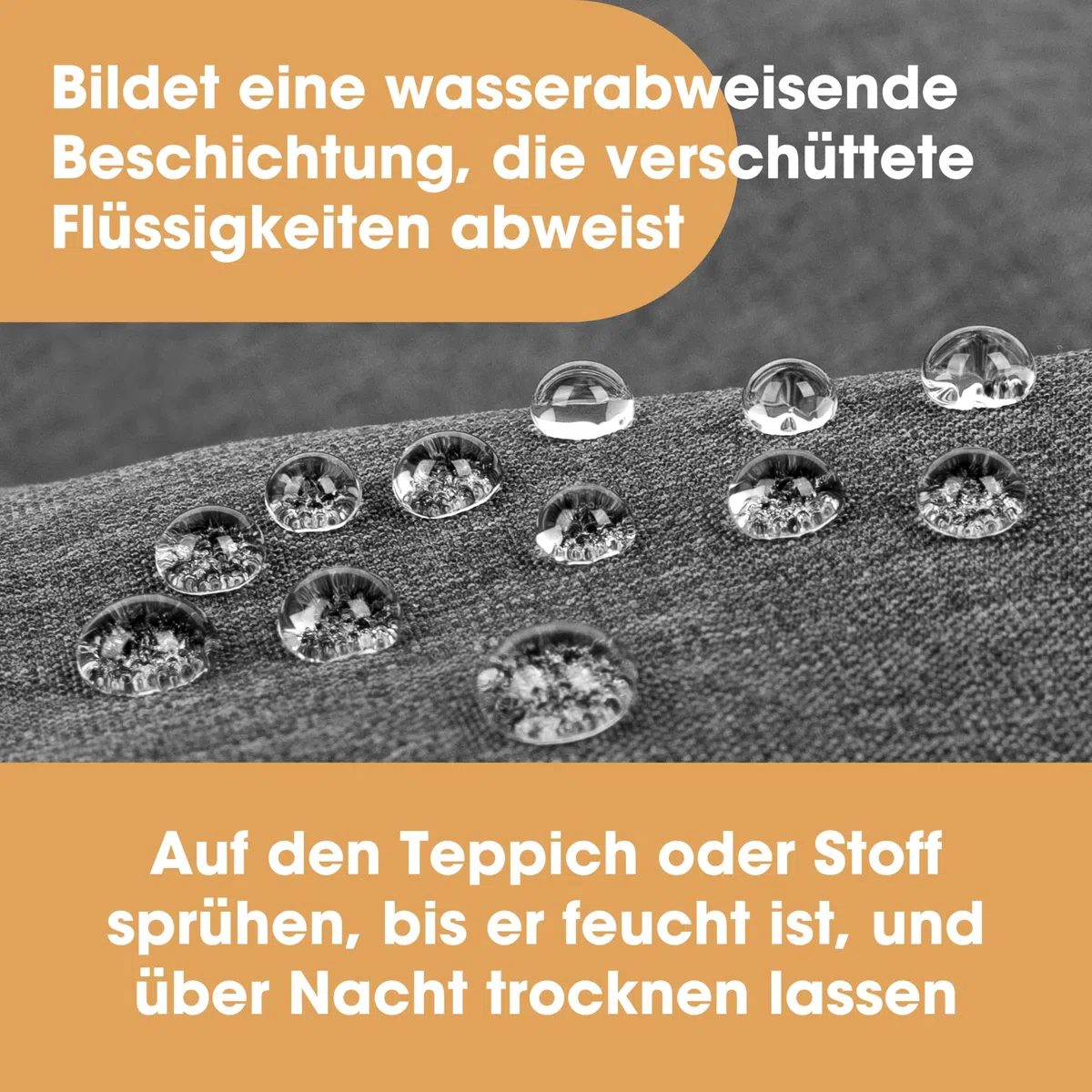 Furniture Clinic Teppich und Polster-Imprägnierspray - wirkt schmutz- und wasserabweisend – Gewebeschutz-Spray für Polster, Teppiche, Sofas, Autositze, Schuhe - 500ml