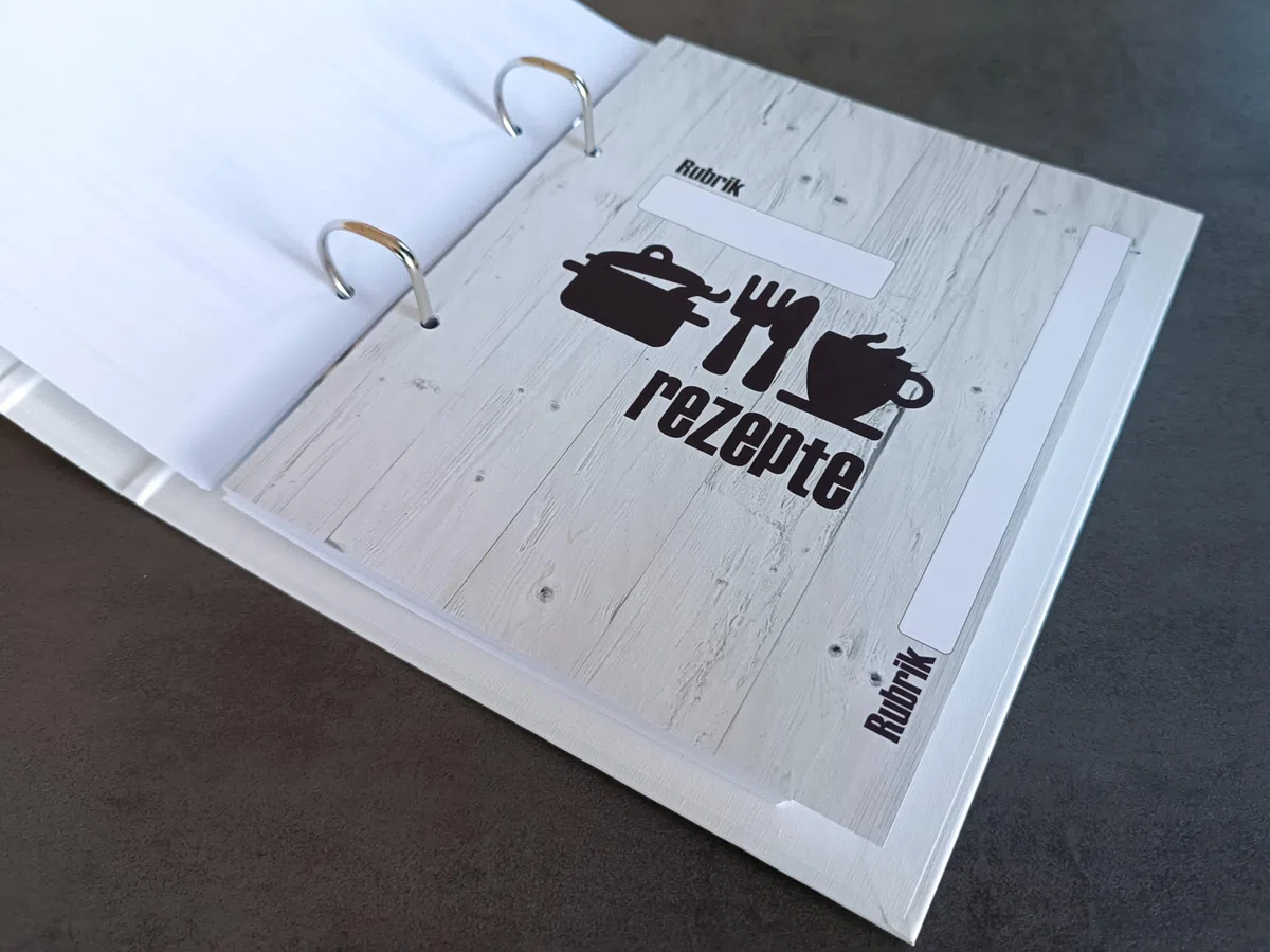 Rezeptordner MIT NAME Ringbuch für Rezepte DINA5