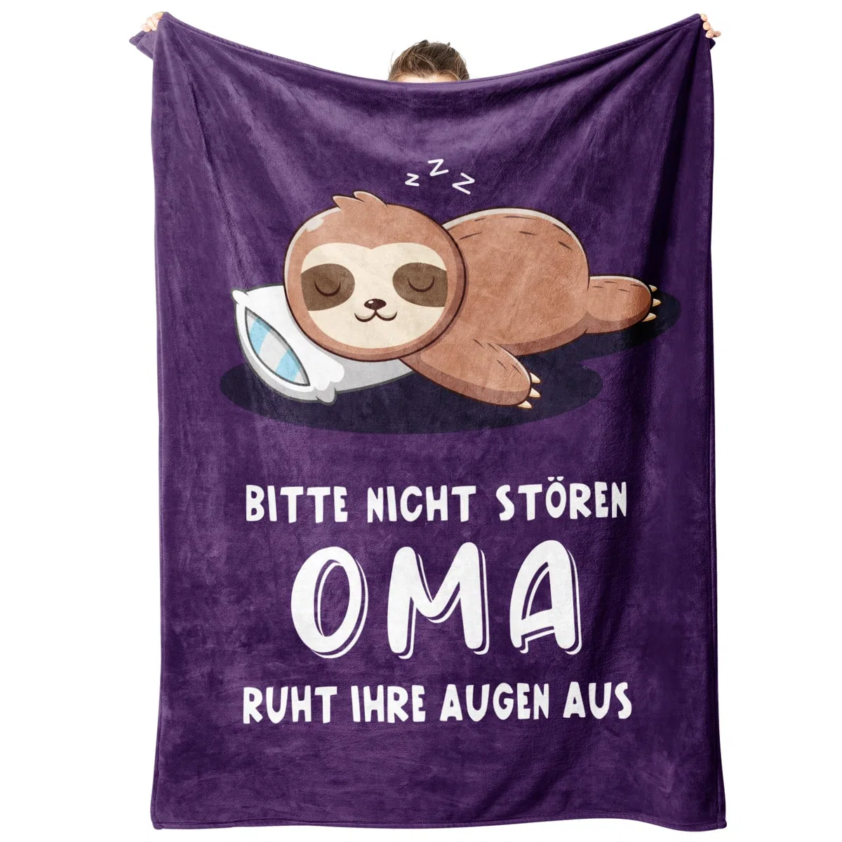 Oma, Oma Geschenk Kuscheldecke, Decke Geschenk Oma Geburtstag, Geburtstagsgeschenk für Oma, Muttertagsgeschenk für Oma, 157 * 132 cm Flanelldecken