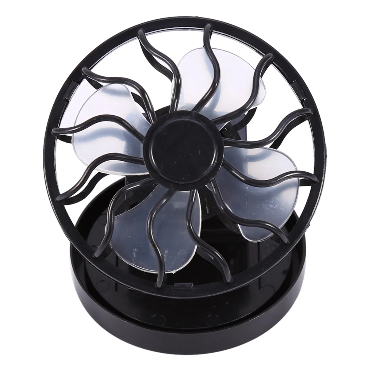 Solar-Clamp/Holder-On-Mini-Ventilator, Tragbarer Kühler für Outdoor-Camping-Reisen, Keine Batterie Erforderlich, Solarenergie, Kühle Brise Zum Wandern, Angeln