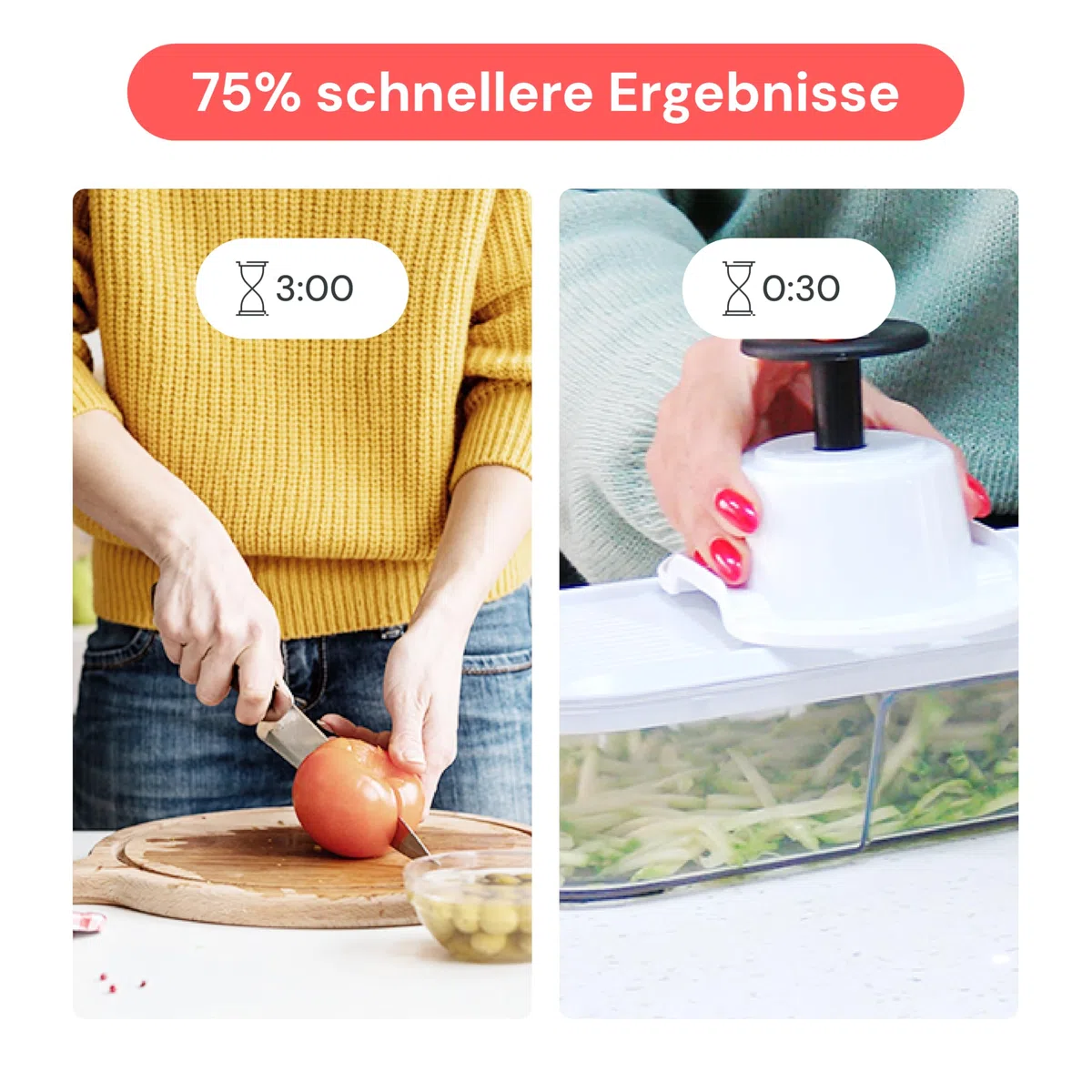 Fullstar Gemüseschneider und Mandoline Gemüsehobel - Julienne- und Würfelschneider für Gurken Zwiebeln Kartoffeln Früchte - Reibe für Gemüse Käse - Küchenzubehör Küchengeräte (6-in-1 Kompakt Weiß)