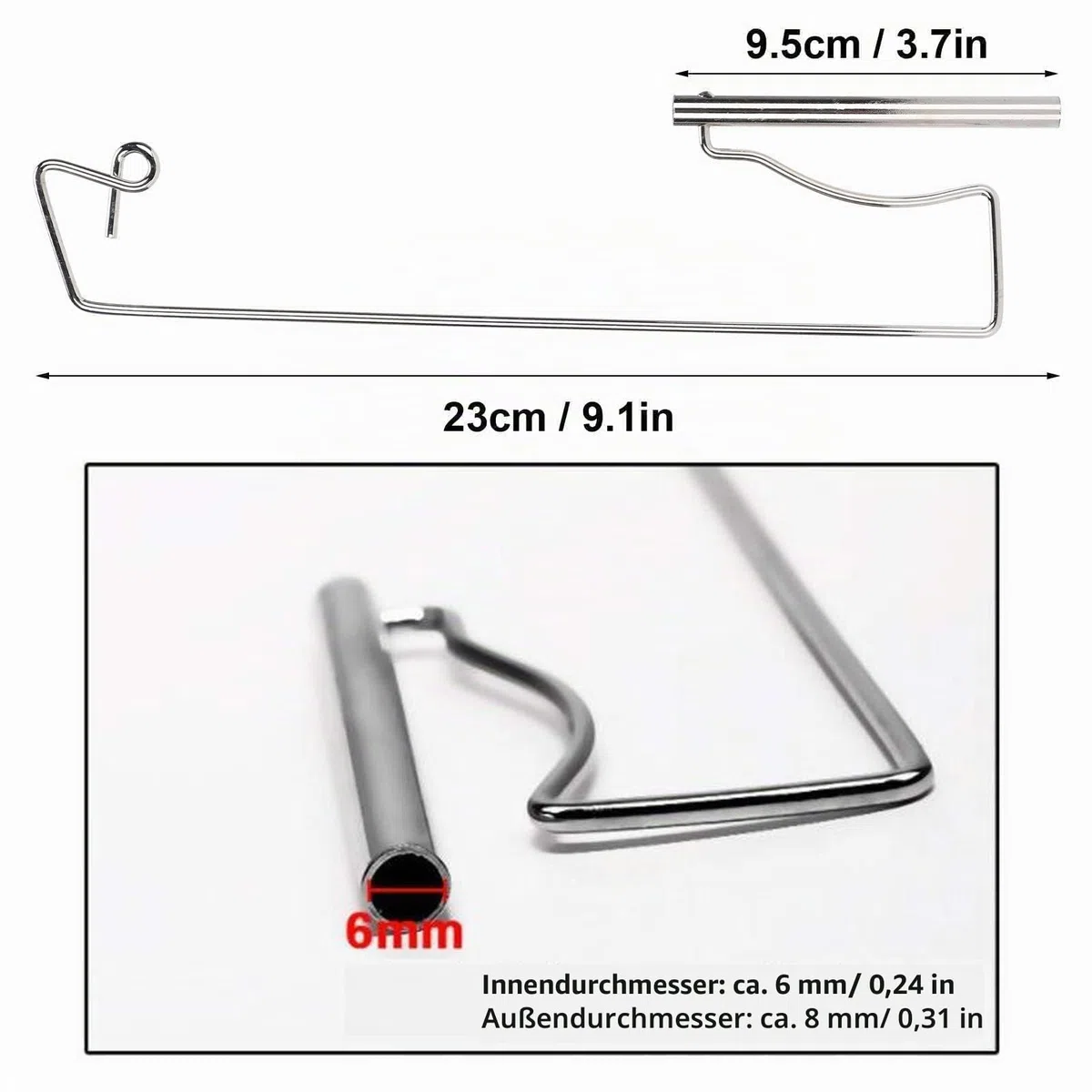 2 Stück Einzelspulenständer, Nähgarnhalter aus Aluminiumlegierung Zubehör Zubehör für Vintage Vintage Nähmaschine