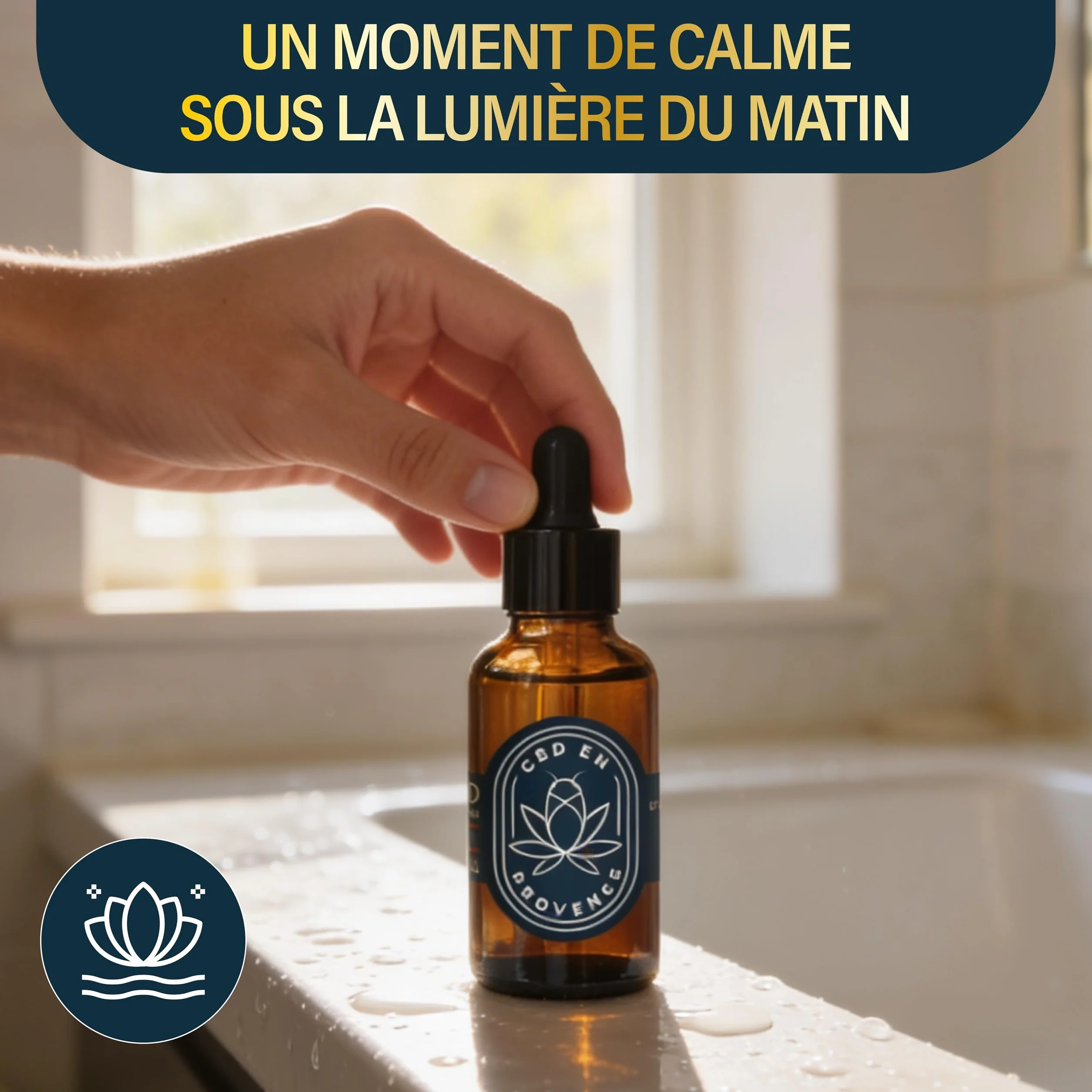 Premium-Öl 20 % kaltgepresst | natürliche Formel | Hergestellt in Frankreich | angebaut in der Provence | 10 ml (20 %) (Natur)