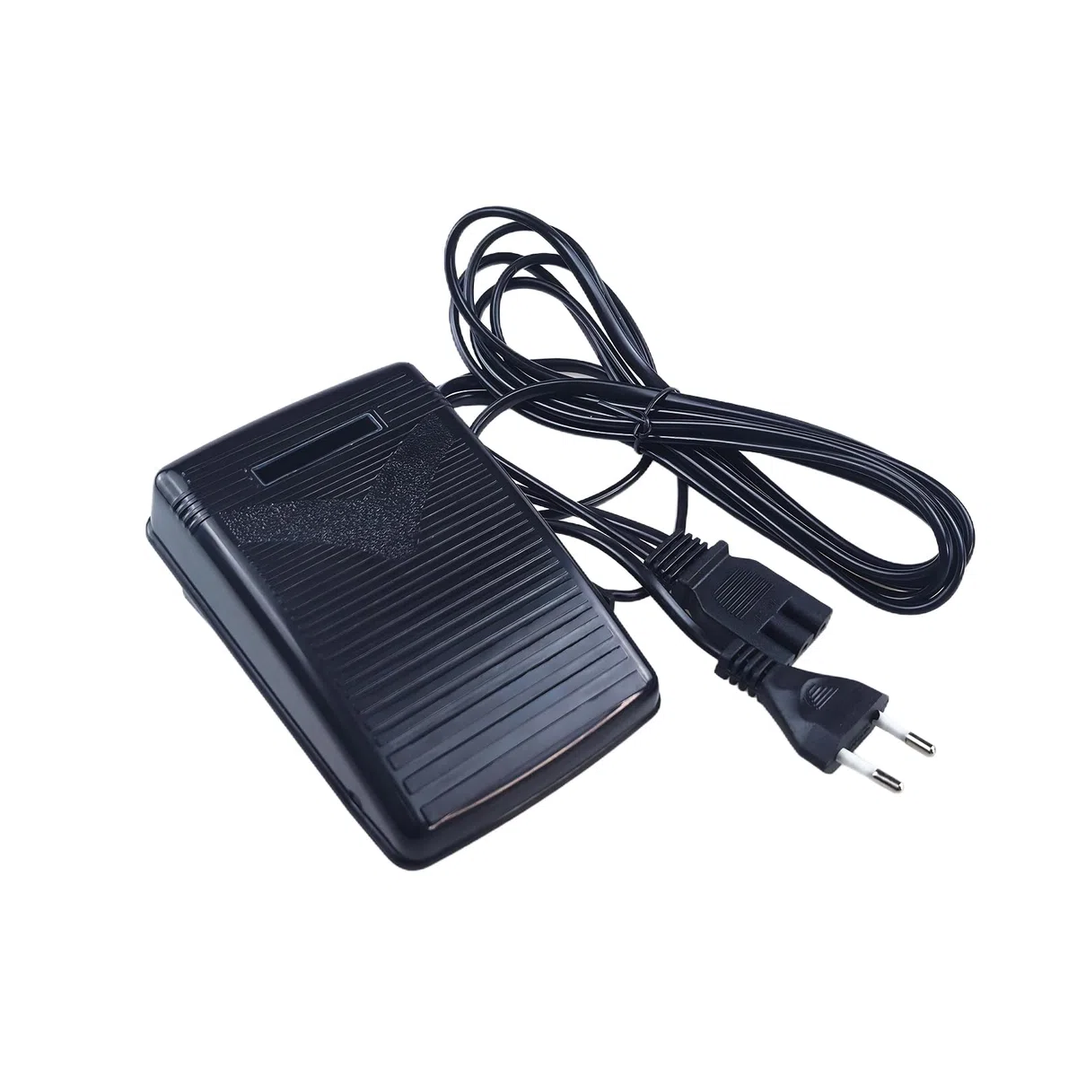 Elektronische Fußsteuerung Nähmaschine, Universal Fußsteuerung Pedal Fußschalter Stecker 200-240V mit Netzkabel, Fußpedal Controller Variable Speed Controller für meisten Nähmaschinen EU-Stecker