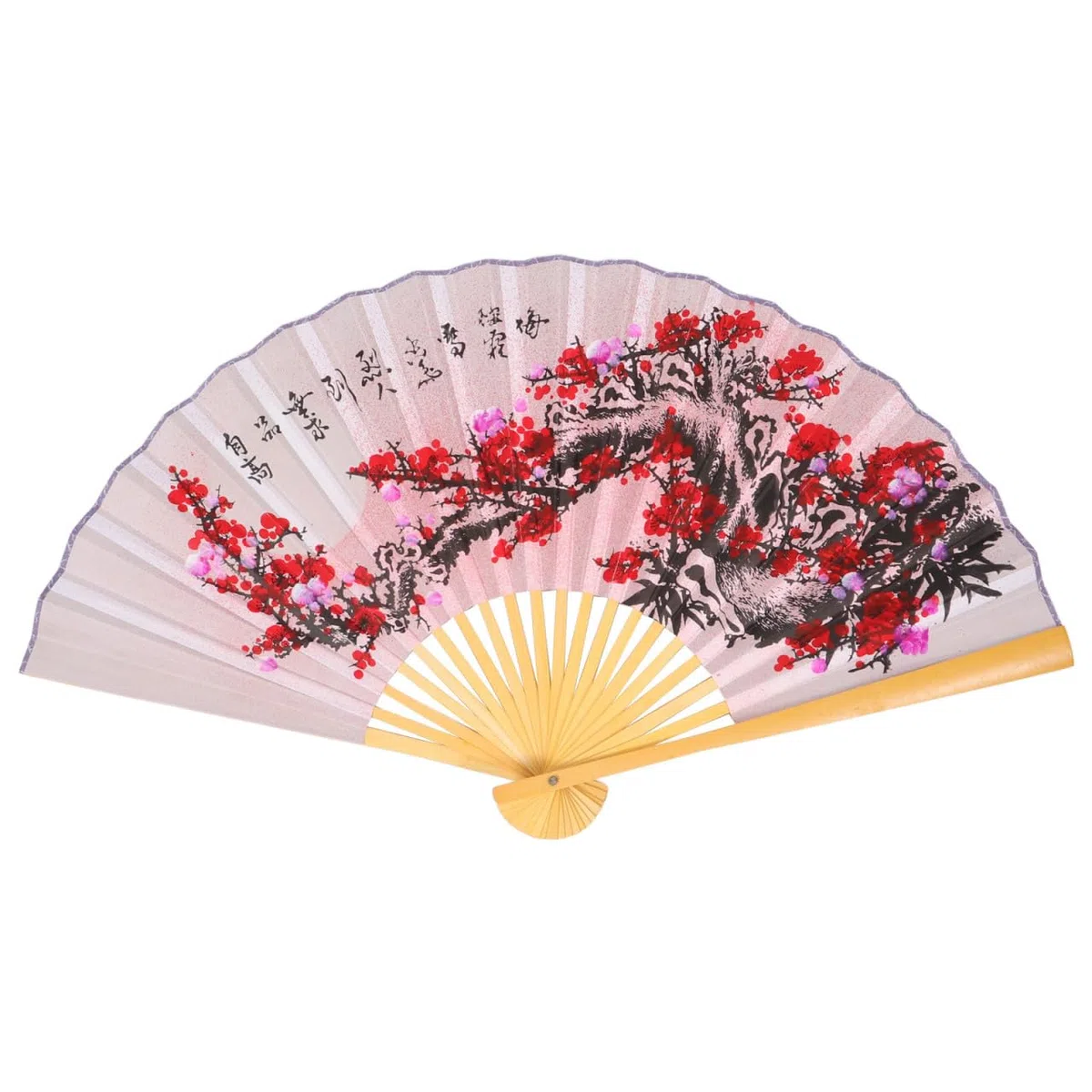 ABOOFAN Fächer Rave Klappbarer Wandventilator Aus Bambus Chinesischer Japanischer Traditioneller Fächer Wanddekoration Chinesische Traditionelle Malerei Für Performance-Tanz