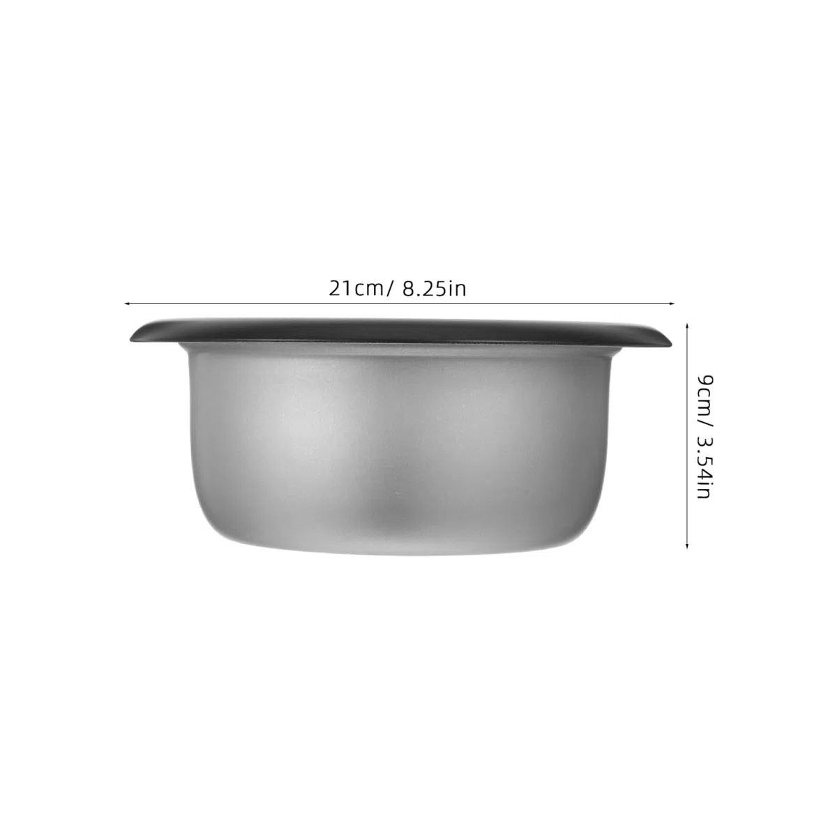 Didiseaon Reiskocher Innentopf Ersatz 1.5L Antihaftbeschichtet Kochtopf Für Reiskocher Ersatzteil Ideal Zum Dämpfen Kochen Suppe Und Kuchen