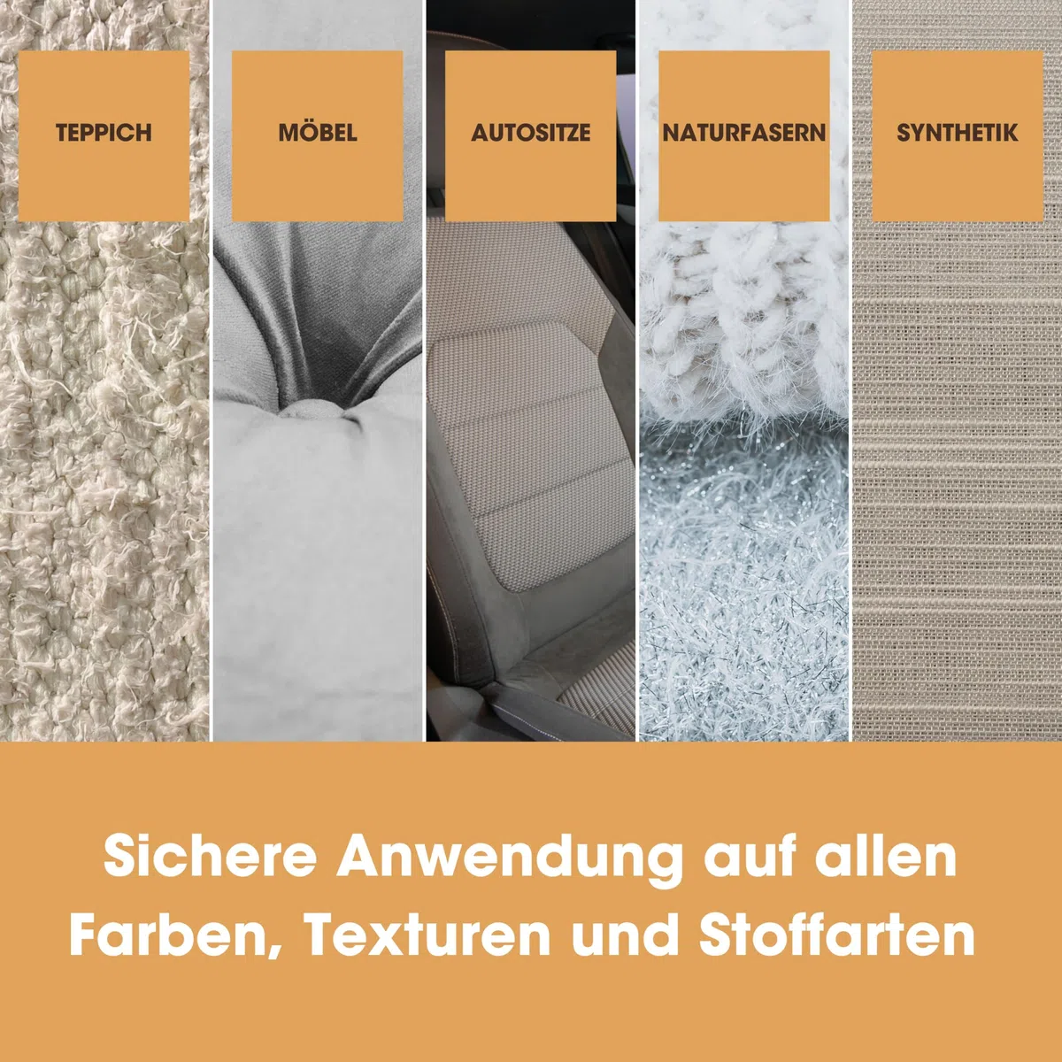 Furniture Clinic Teppich und Polster-Imprägnierspray - wirkt schmutz- und wasserabweisend – Gewebeschutz-Spray für Polster, Teppiche, Sofas, Autositze, Schuhe - 500ml
