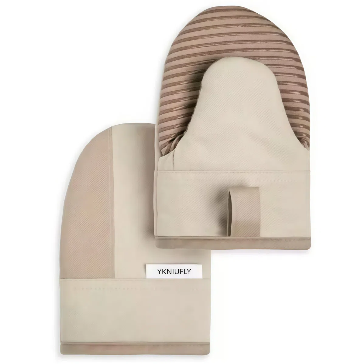 YKNIUFLY 1 Paar Ofenhandschuhe, Hitzebeständige Silikon-Küchen-Mini-Ofenhandschuhe, rutschfeste, Bequeme Aufnahme, Geeignet für Haushalt, Grill im Freien, Backgeräte.