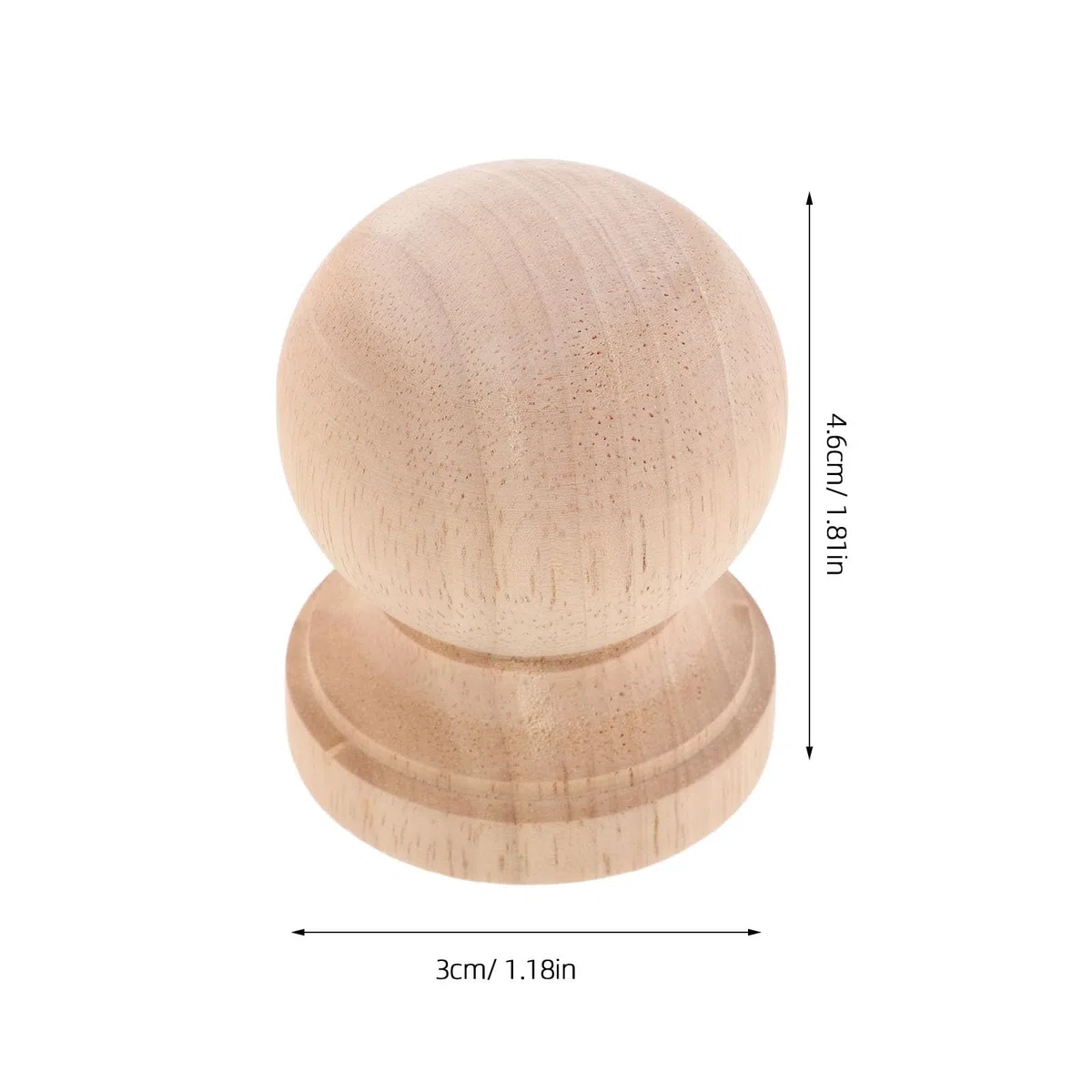 COLLBATH 4 Stück Unbehandelte Holzgeländerstäbe im Eleganten Europäischen Design Kleine Romanische Säulen für Selbstgemacht Möbel und Innenraumdekoration
