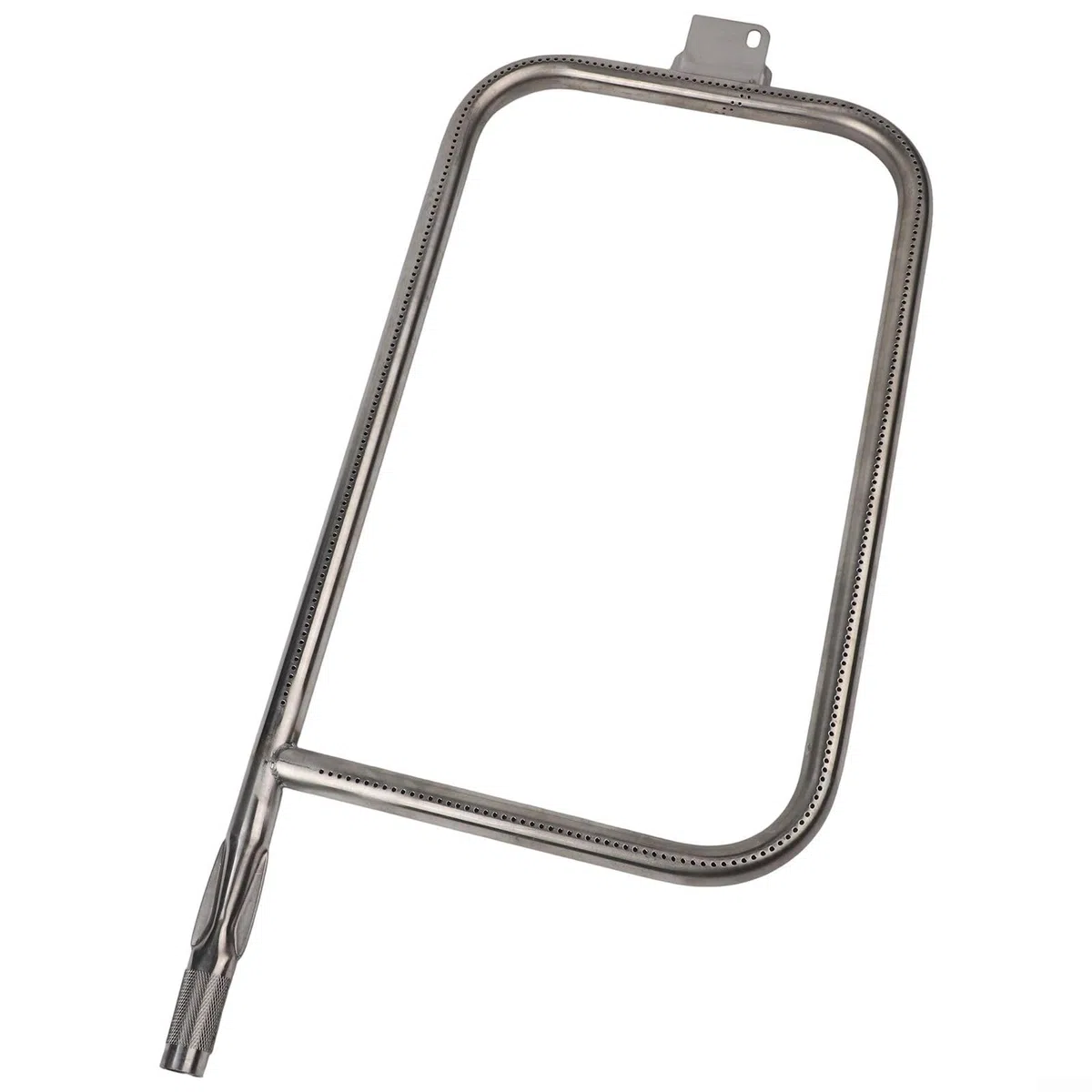 304 Edelstahl-Brennerrohr 56 cm für Weber Q300 Q320 Q3000 Q3200 BBQ Grill Ersatzkomponente, Brenner-Set mit Installations-Hardware, hitzebeständige Grillteile Grillbrenner (C)