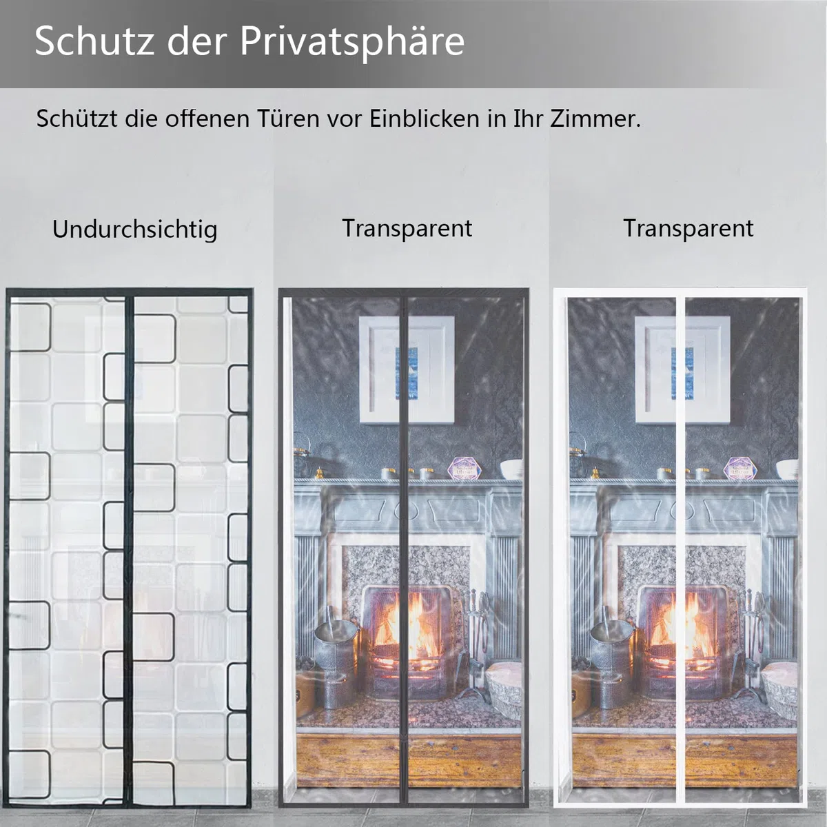 Magnet Wärmeschutzvorhang für Türen 90x220cm, Isolier Schutz Vorhang,Kälteschutz und Wärmeschutz im Winter, Ideal für die Nutzung von Klimaanlagen im Sommer, Kinderleichte Klebemontage Ohne Bohren