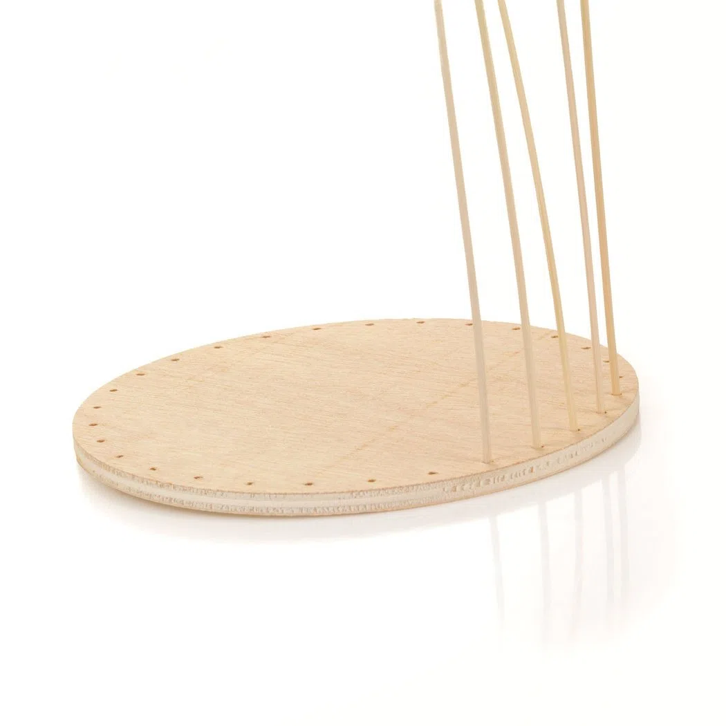 Peddigrohr Staken | Flechtmaterial | Peddig | 2,8 mm | 50 Stück | zum Erstellen von Körben mit Peddigrohr